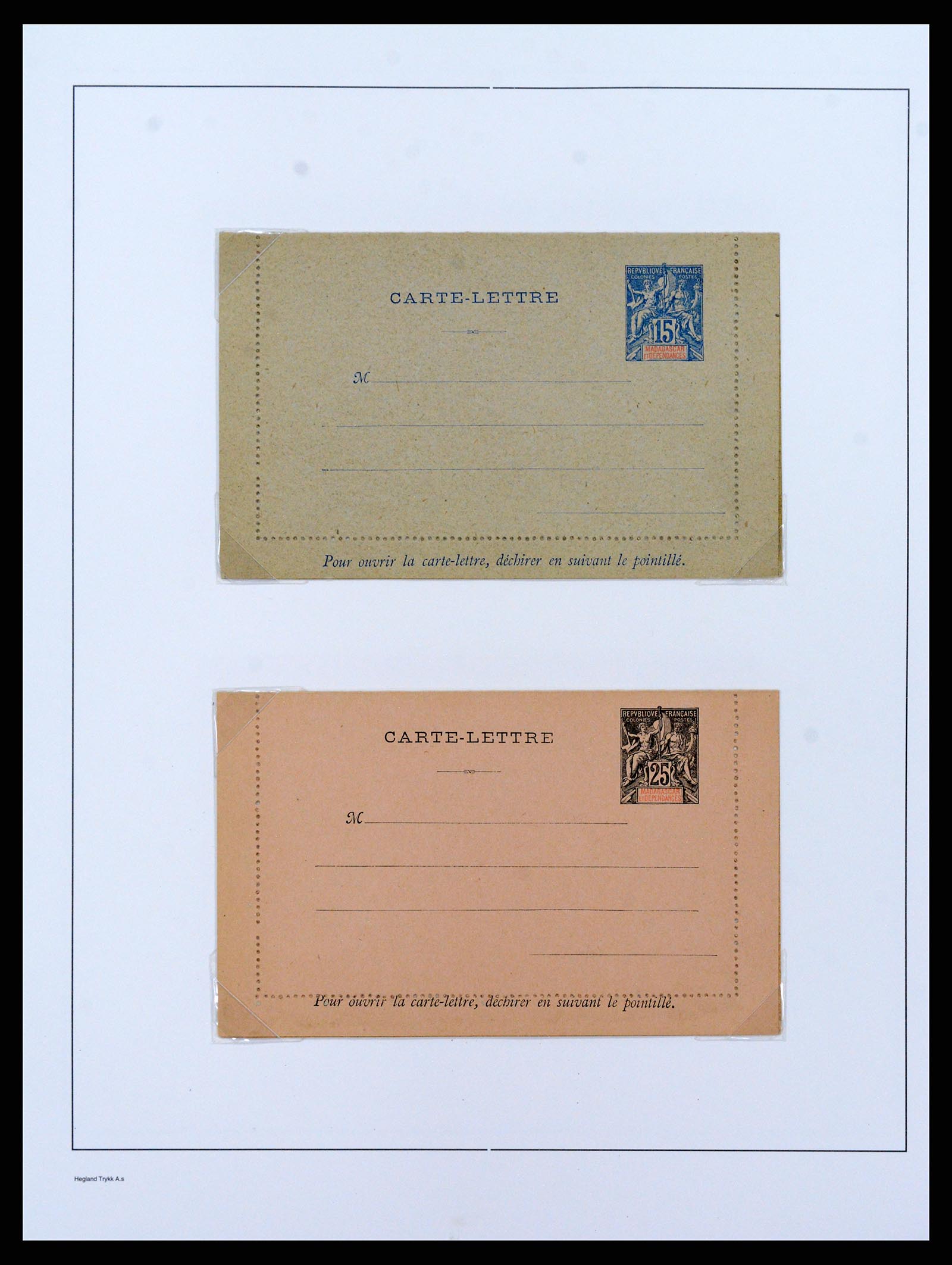 37929 046 - Postzegelverzameling 37929 Madagascar 1889-2000.