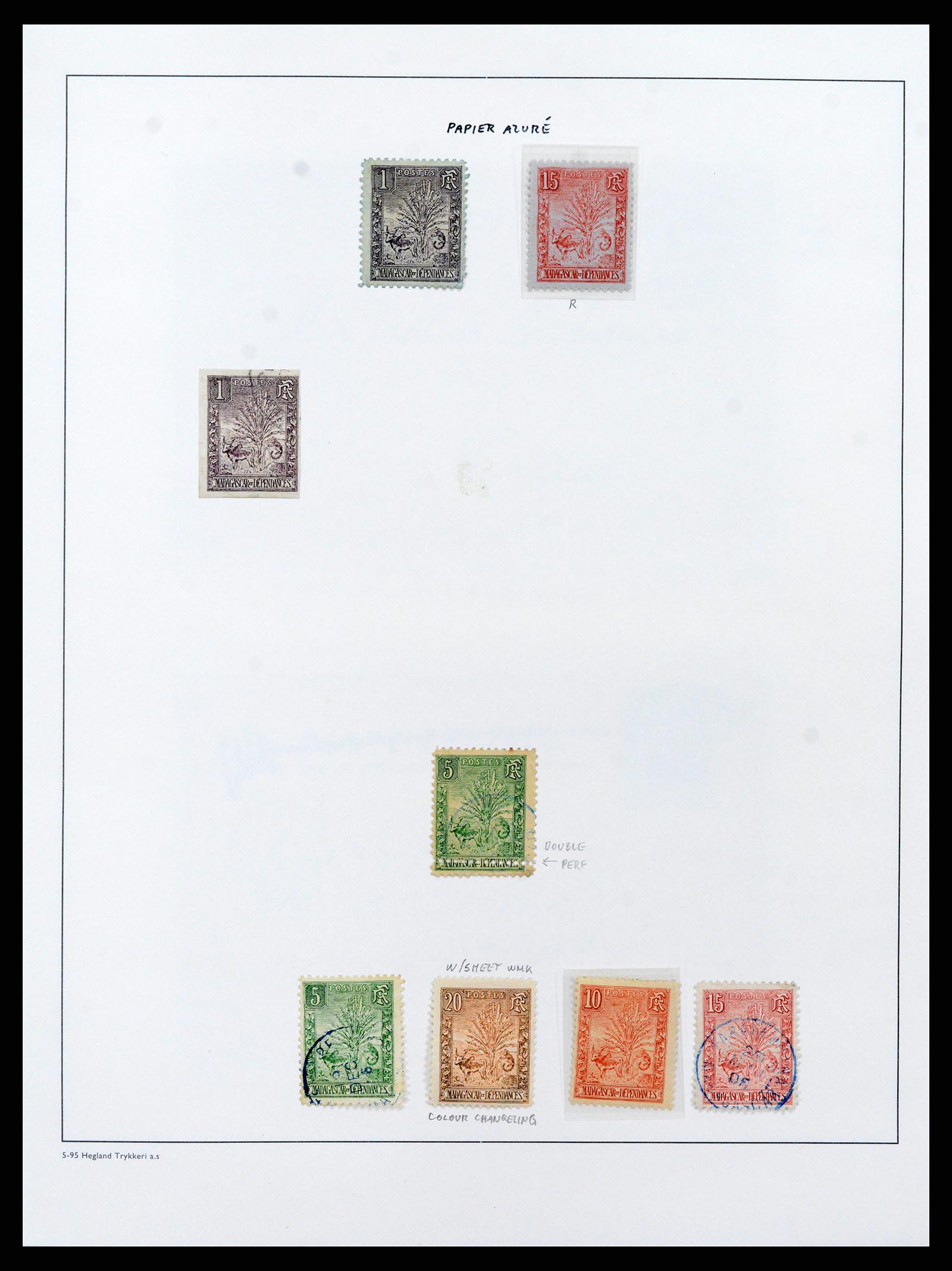 37929 051 - Postzegelverzameling 37929 Madagascar 1889-2000.
