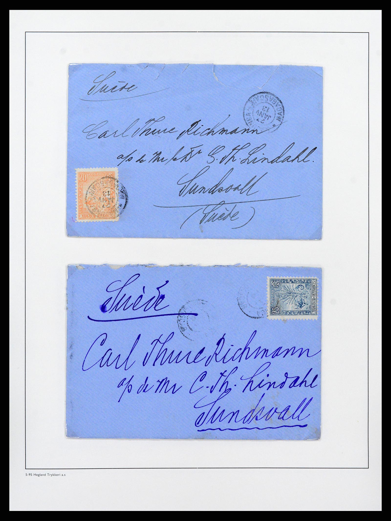37929 053 - Postzegelverzameling 37929 Madagascar 1889-2000.
