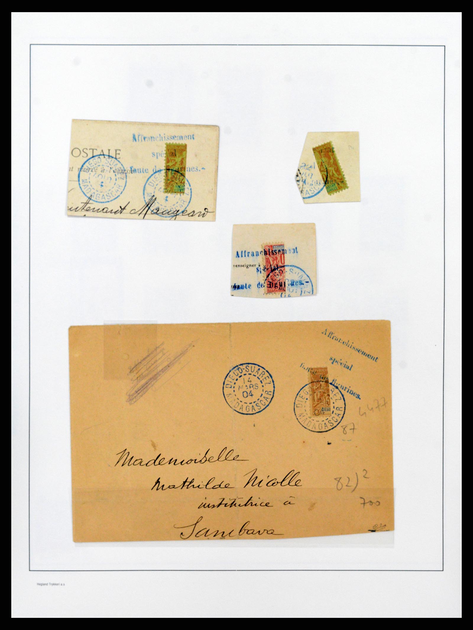 37929 054 - Postzegelverzameling 37929 Madagascar 1889-2000.