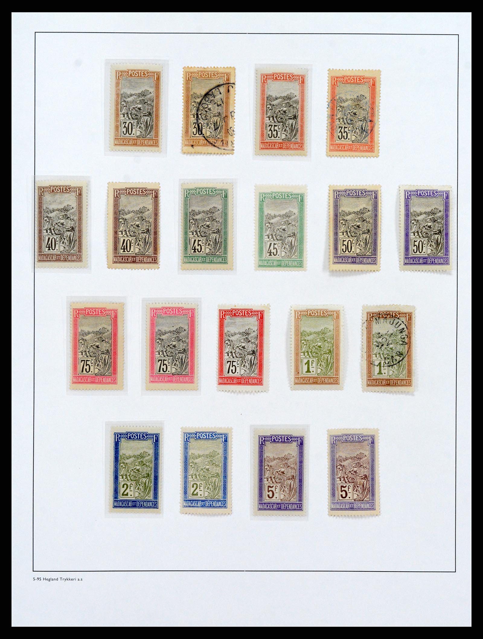 37929 057 - Postzegelverzameling 37929 Madagascar 1889-2000.