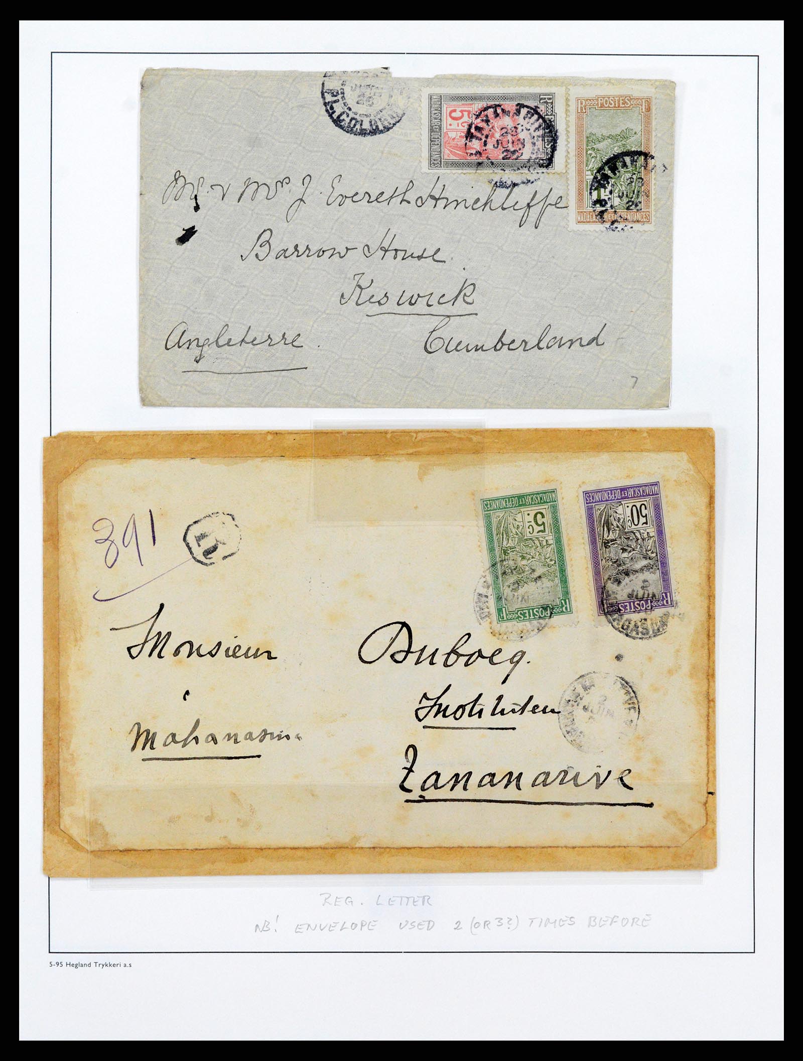 37929 058 - Postzegelverzameling 37929 Madagascar 1889-2000.