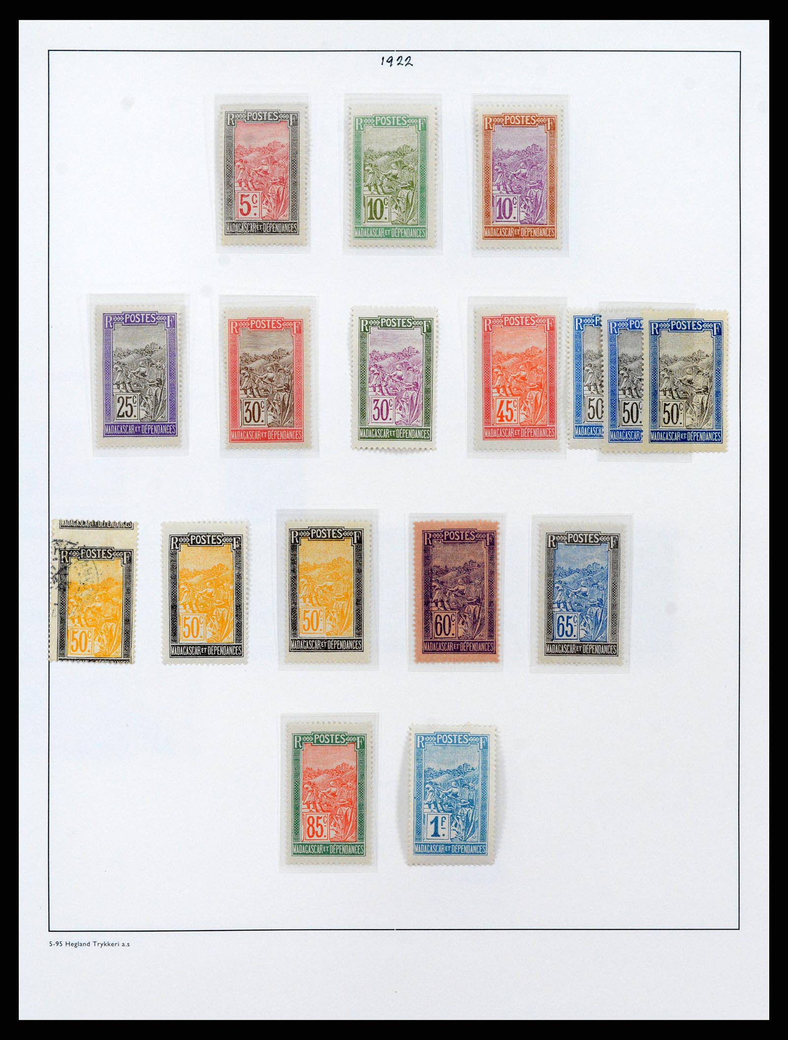 37929 061 - Stamp Collection 37929 Madagascar 1889-2000.