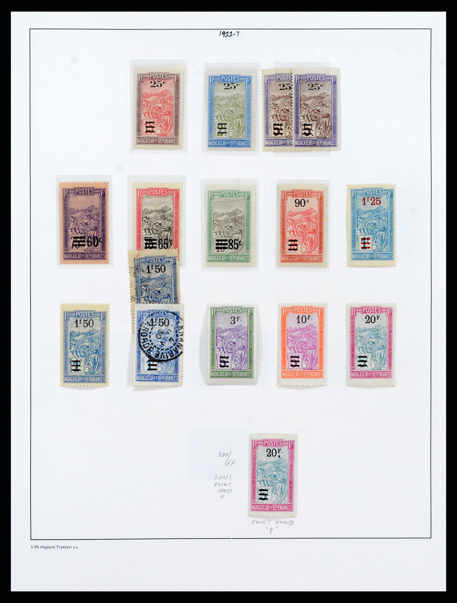 37929 063 - Stamp Collection 37929 Madagascar 1889-2000.