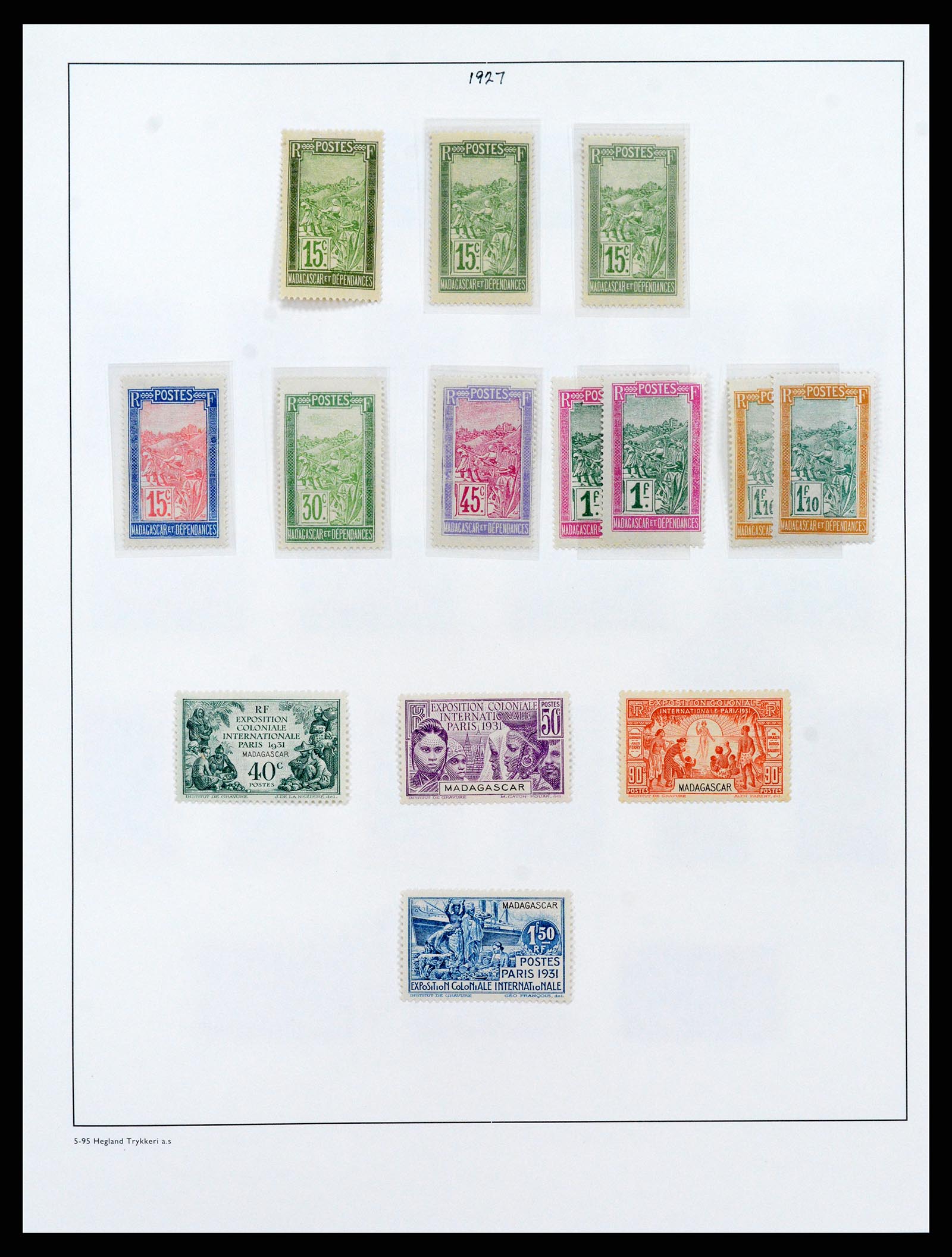 37929 064 - Stamp Collection 37929 Madagascar 1889-2000.