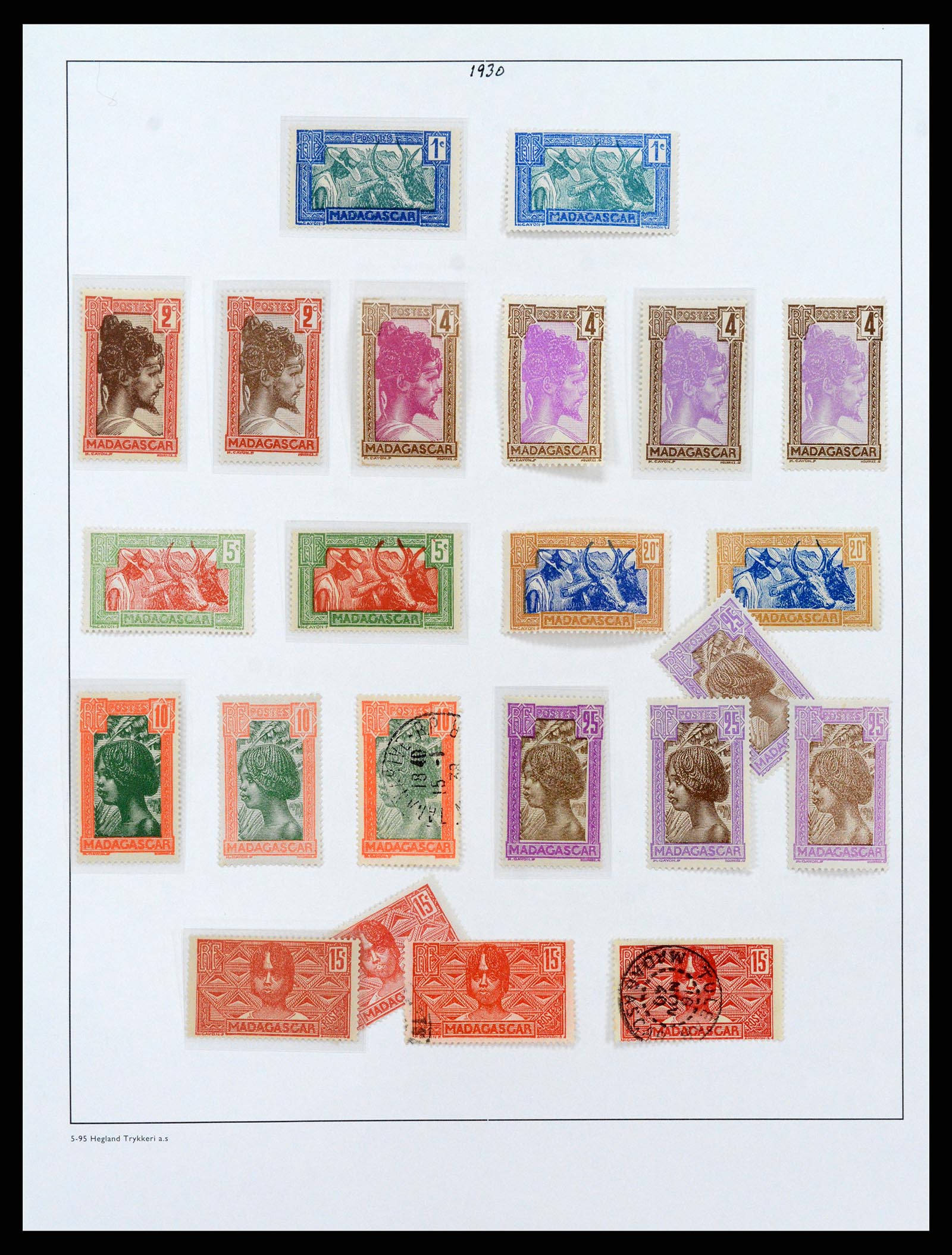 37929 065 - Stamp Collection 37929 Madagascar 1889-2000.