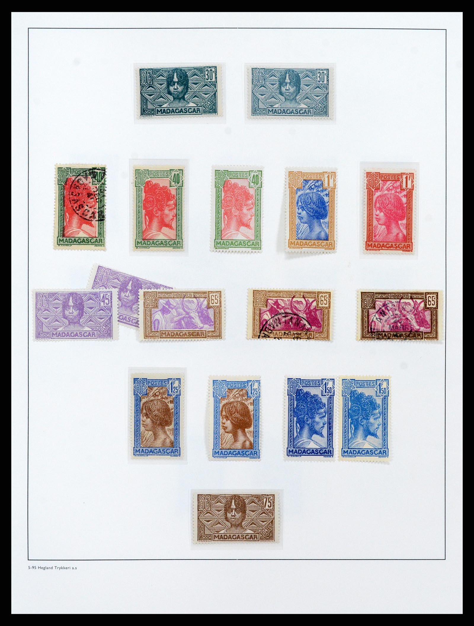 37929 067 - Stamp Collection 37929 Madagascar 1889-2000.