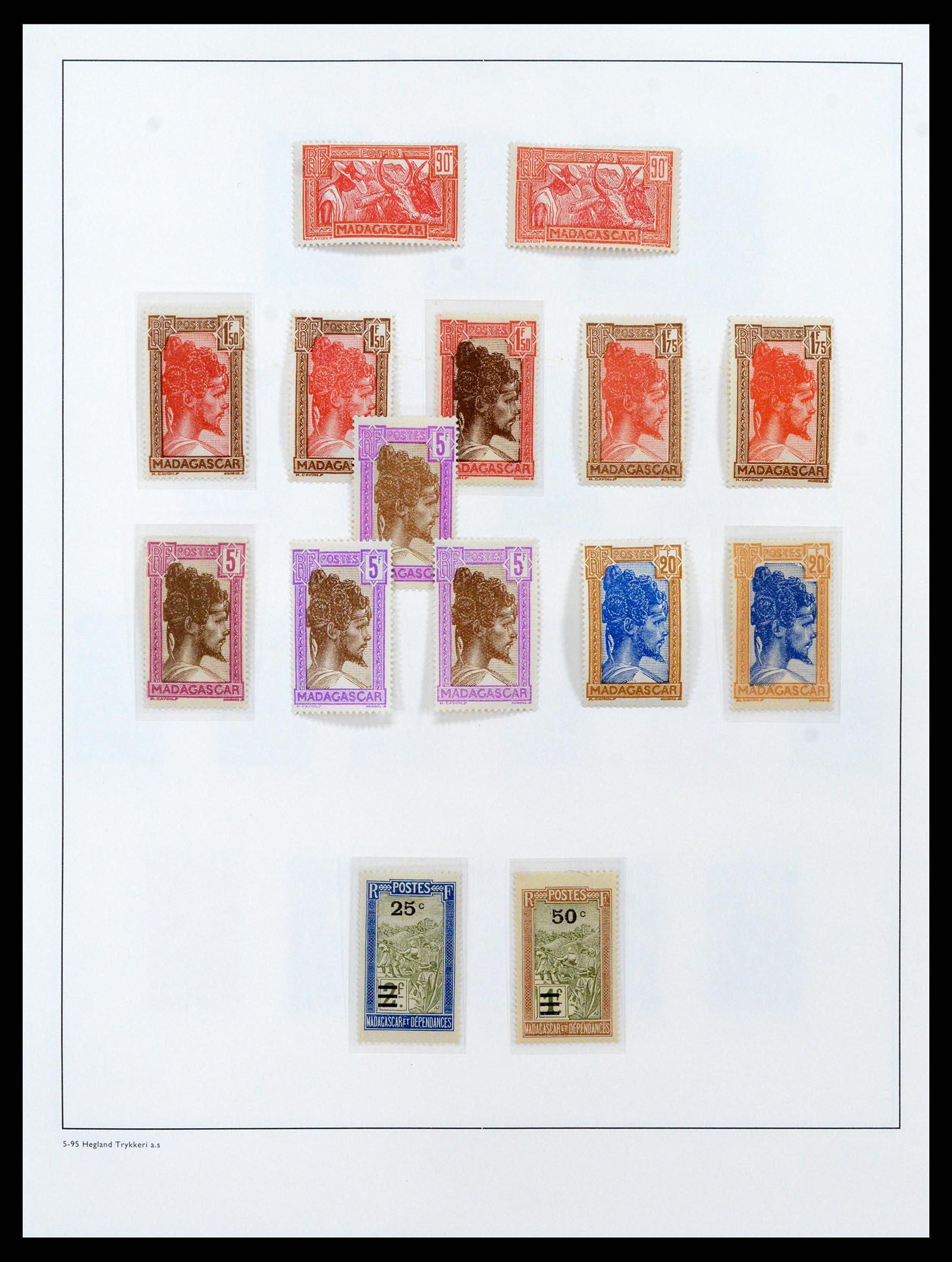 37929 068 - Stamp Collection 37929 Madagascar 1889-2000.
