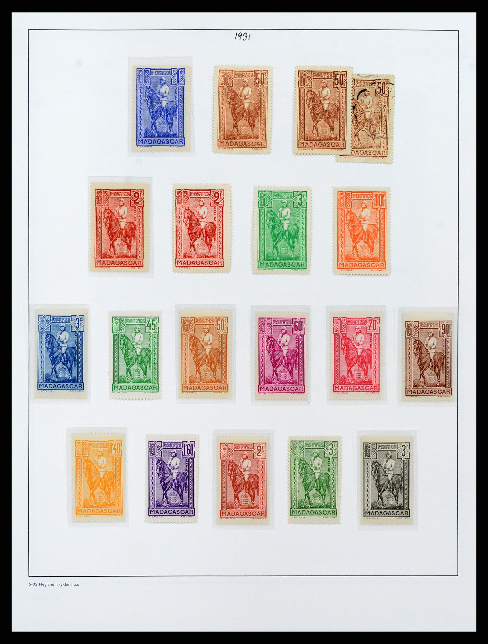 37929 069 - Stamp Collection 37929 Madagascar 1889-2000.