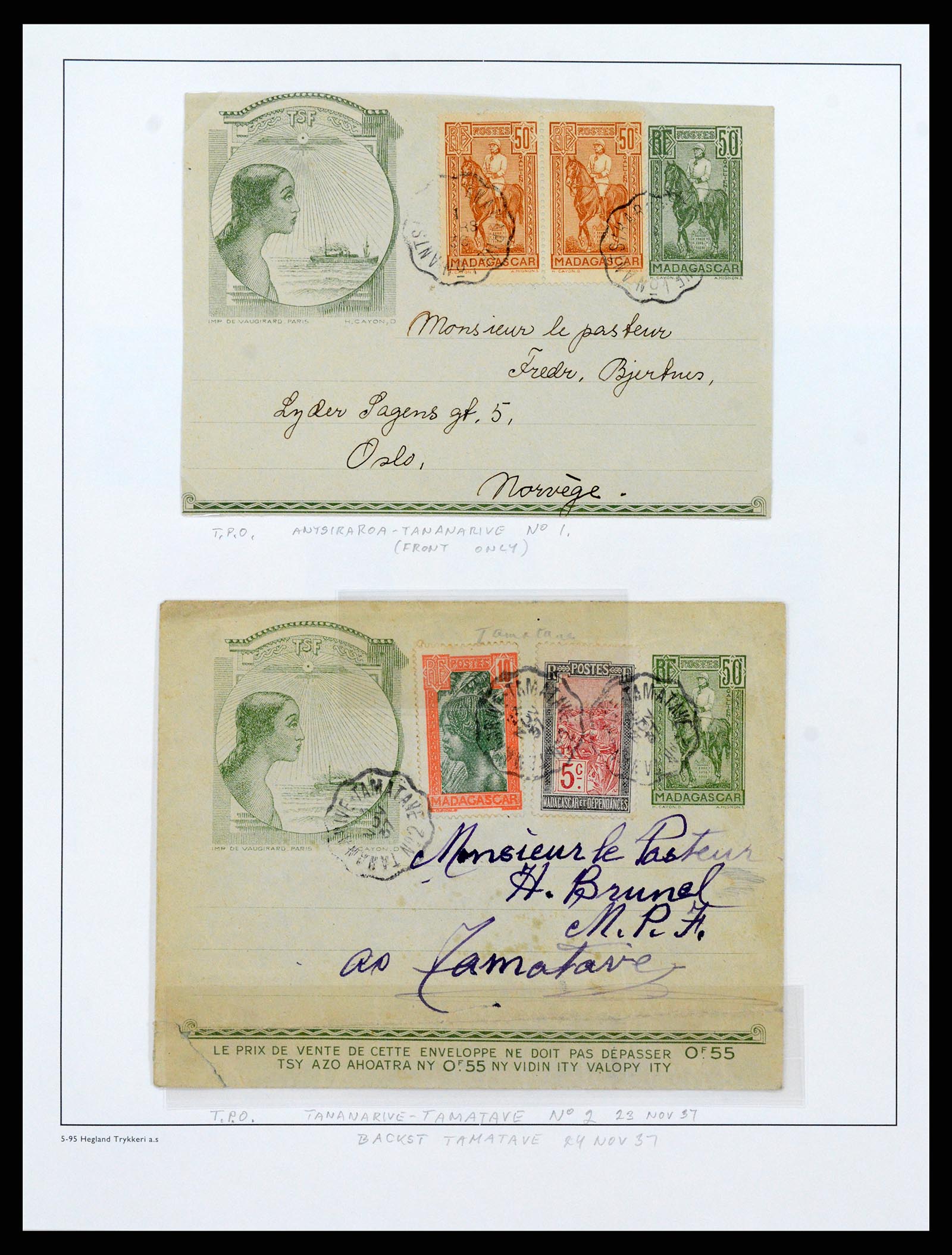 37929 071 - Stamp Collection 37929 Madagascar 1889-2000.