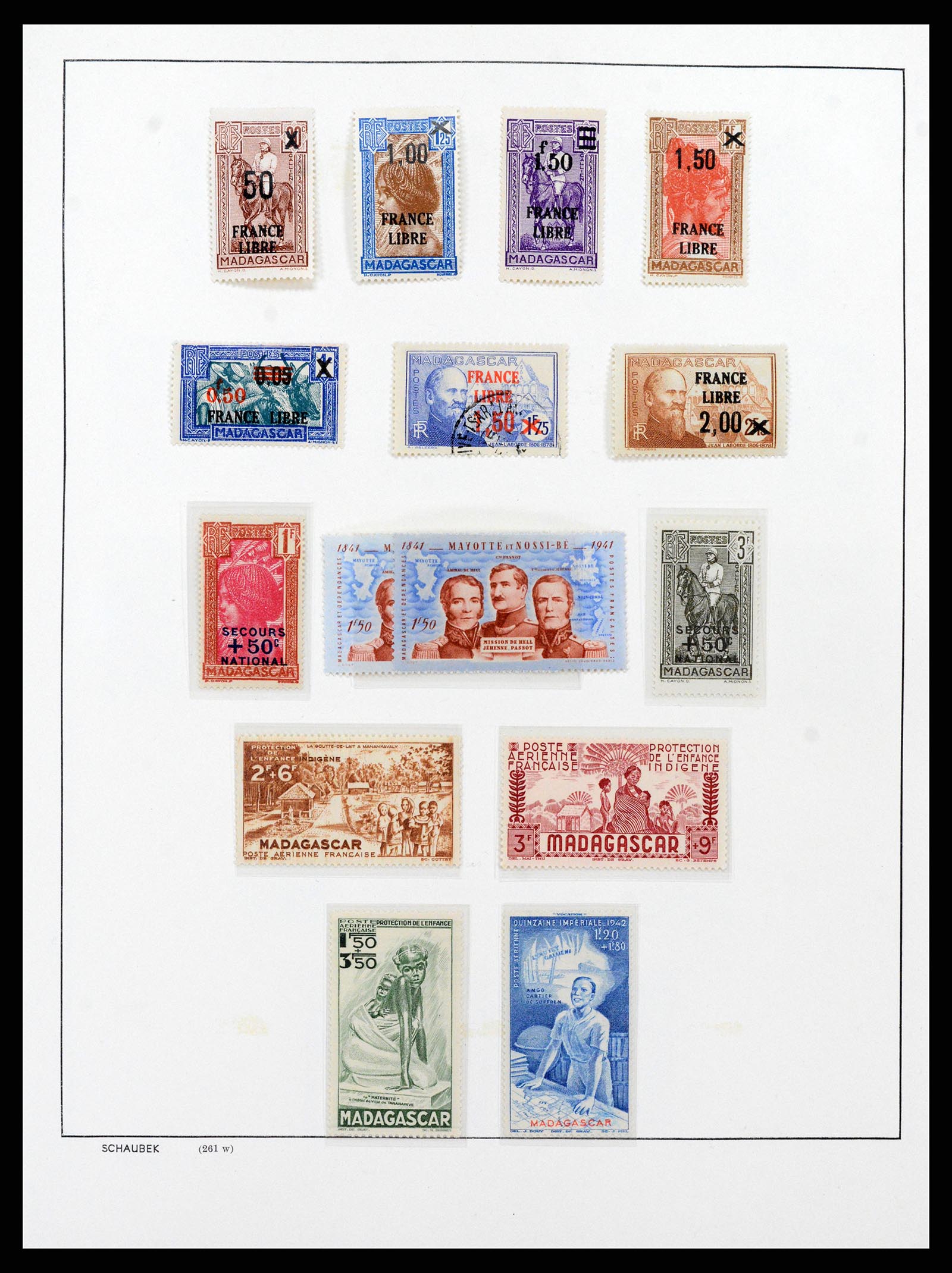 37929 077 - Stamp Collection 37929 Madagascar 1889-2000.