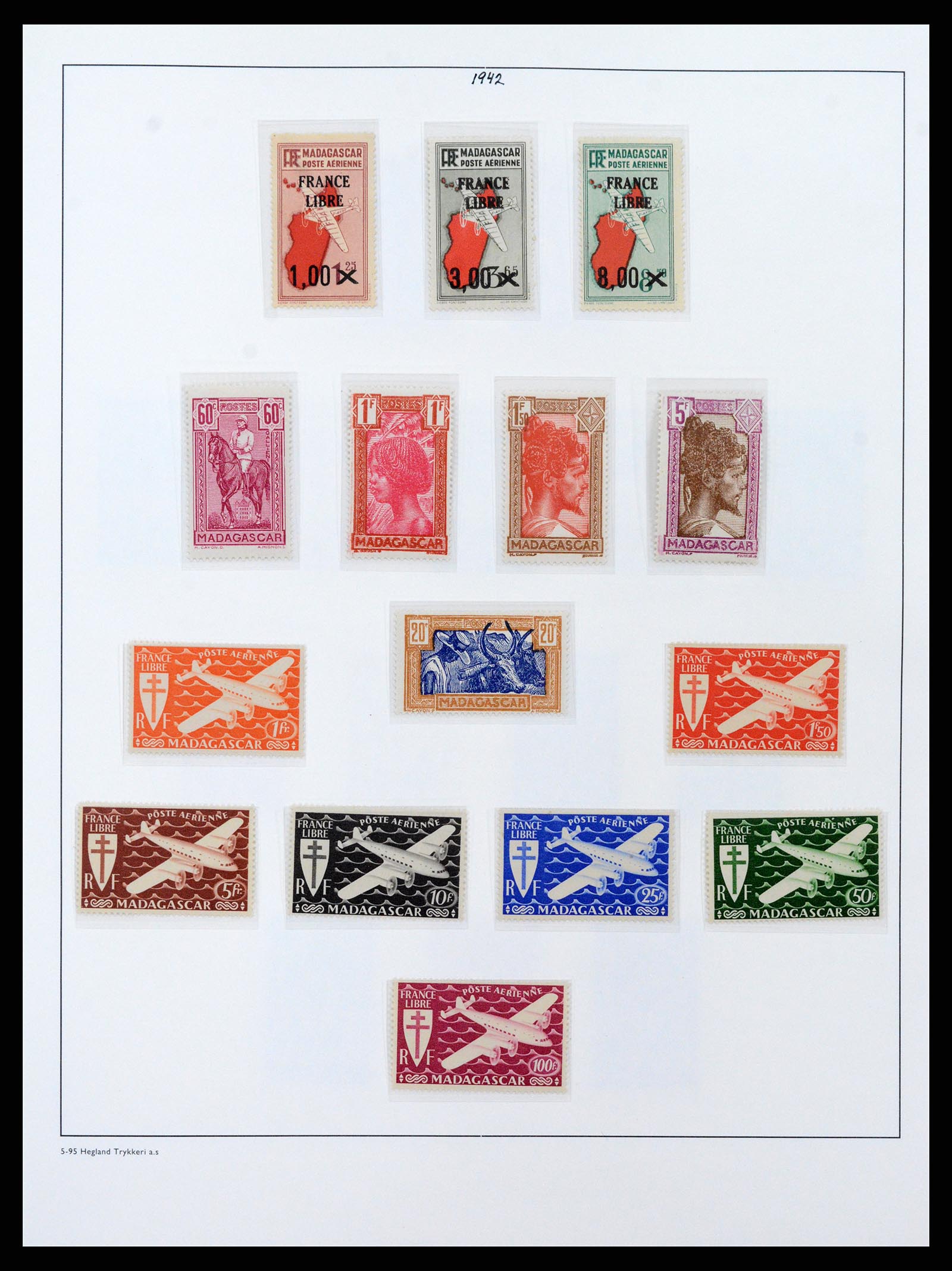 37929 079 - Stamp Collection 37929 Madagascar 1889-2000.