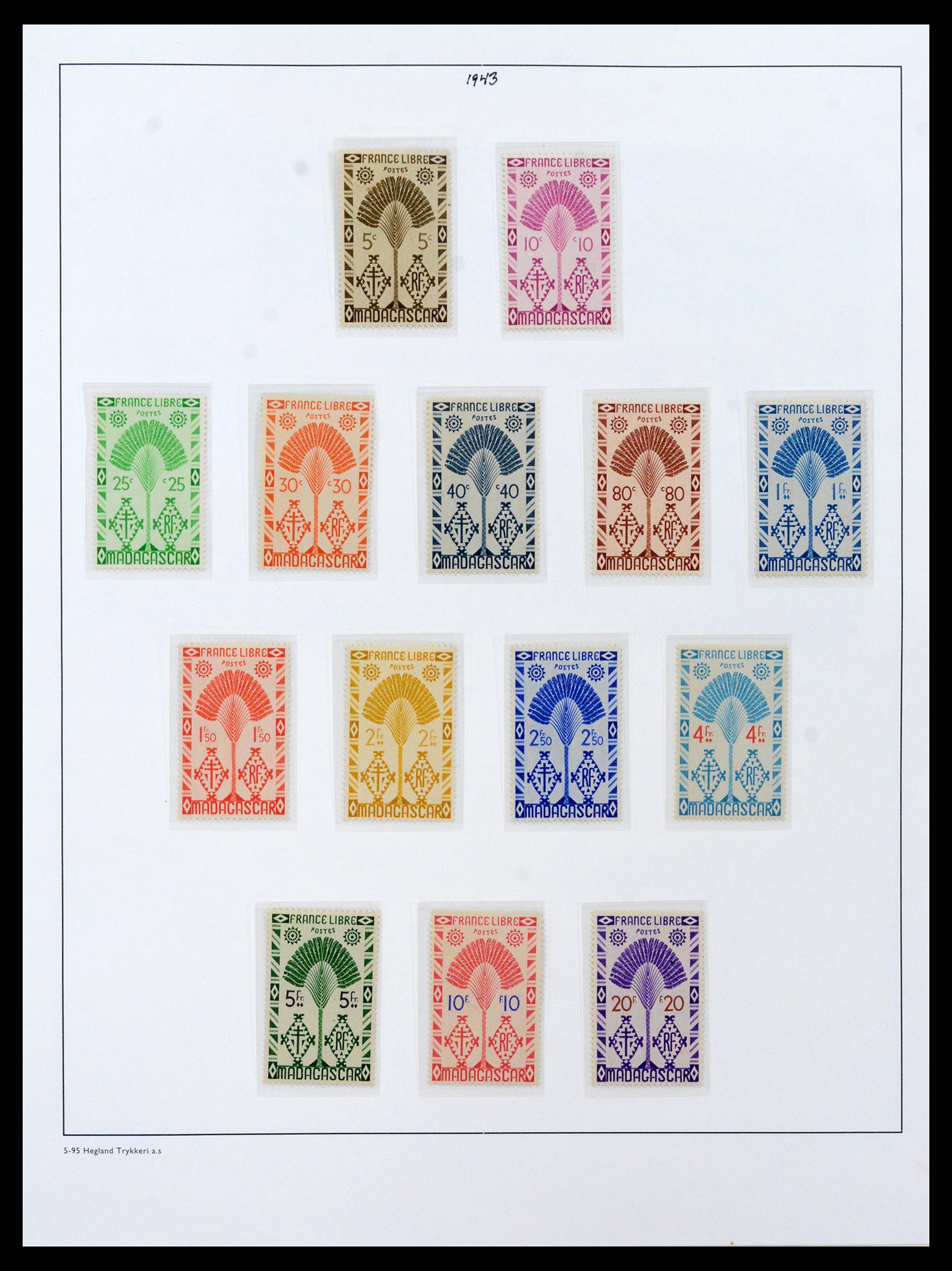 37929 080 - Stamp Collection 37929 Madagascar 1889-2000.