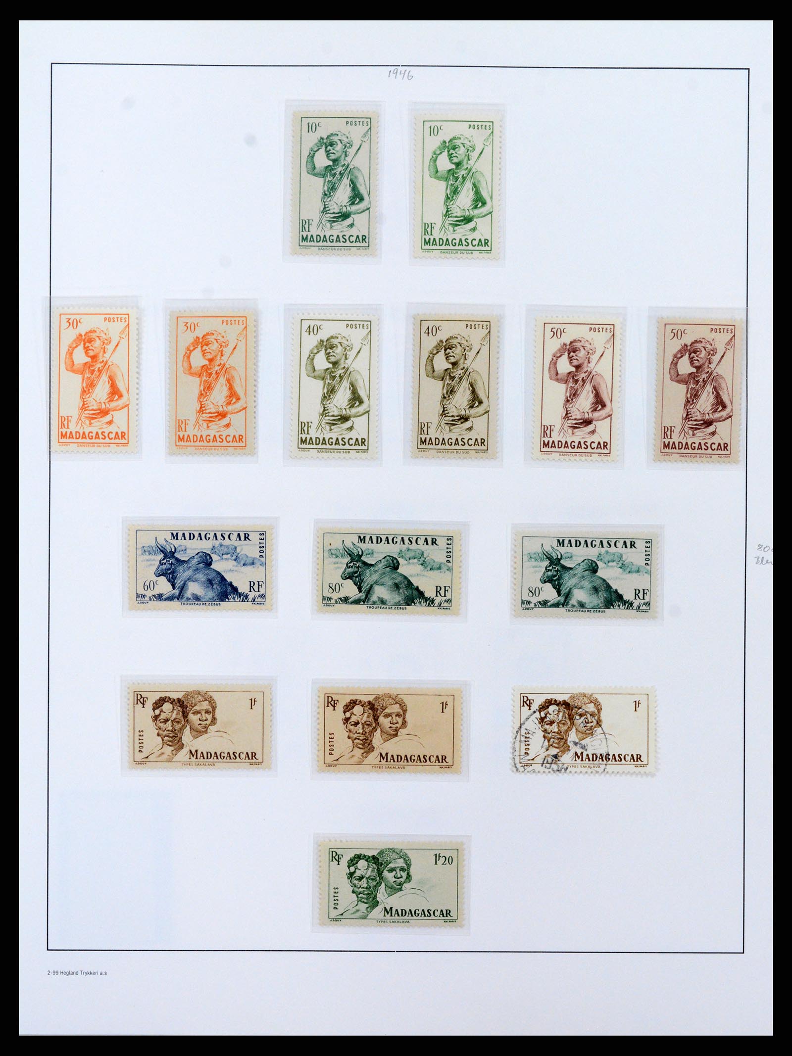 37929 083 - Stamp Collection 37929 Madagascar 1889-2000.