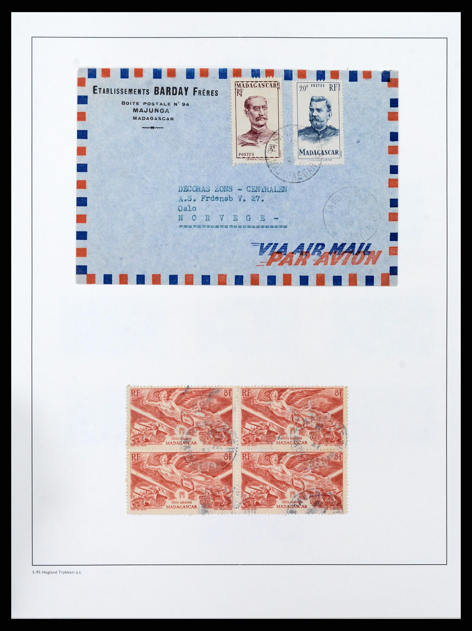 37929 085 - Stamp Collection 37929 Madagascar 1889-2000.