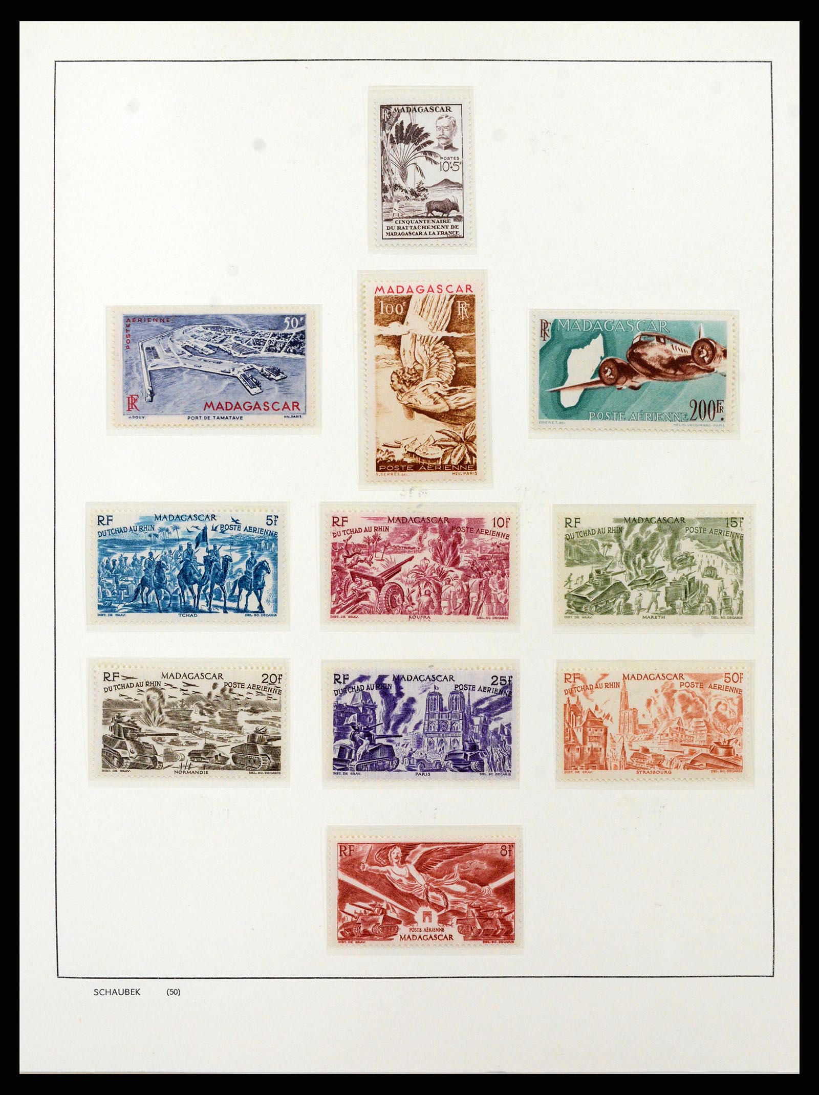37929 086 - Stamp Collection 37929 Madagascar 1889-2000.
