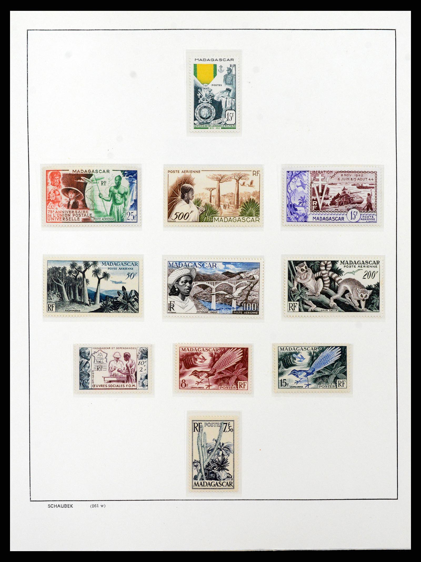 37929 087 - Stamp Collection 37929 Madagascar 1889-2000.