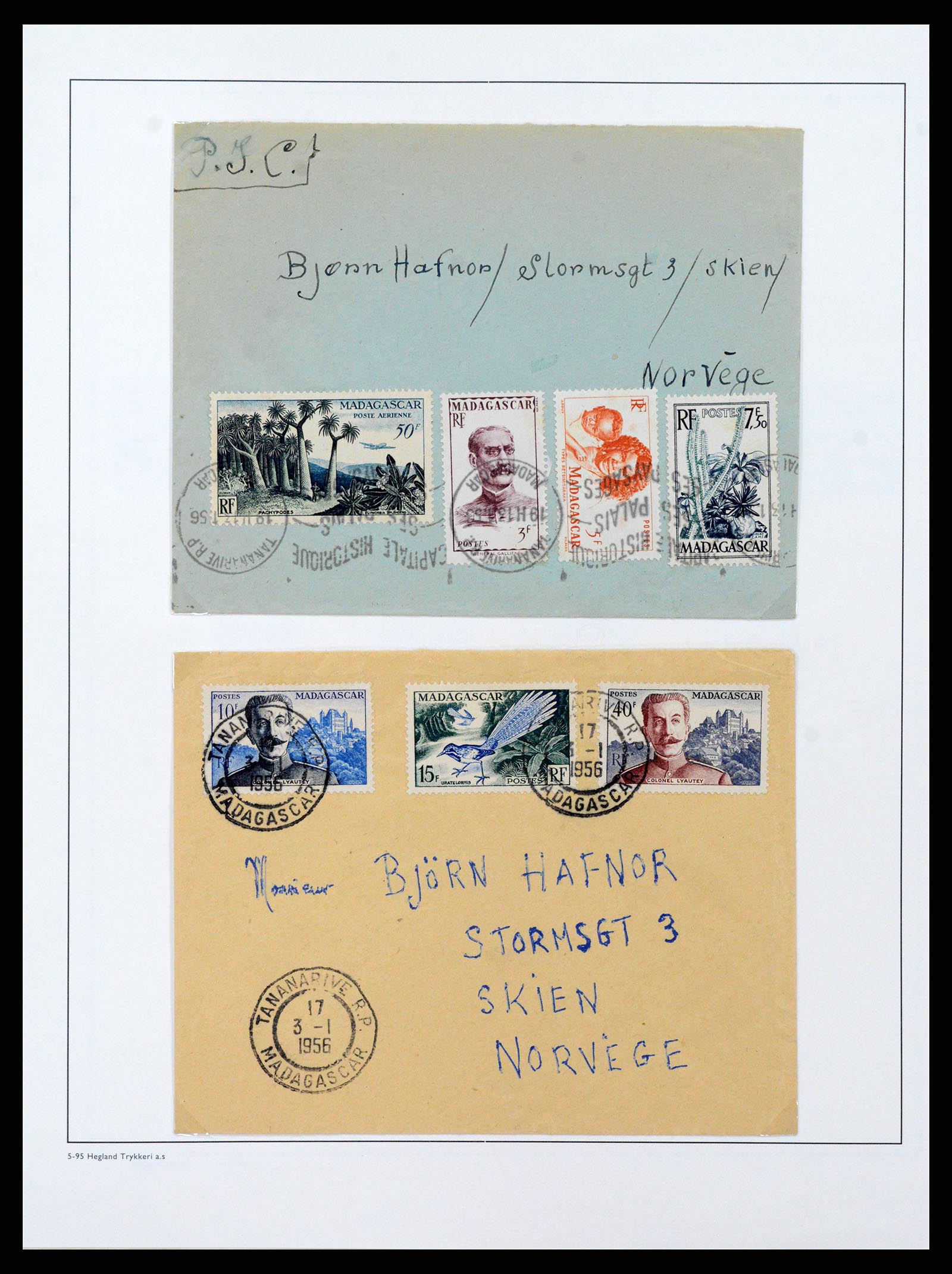 37929 090 - Stamp Collection 37929 Madagascar 1889-2000.