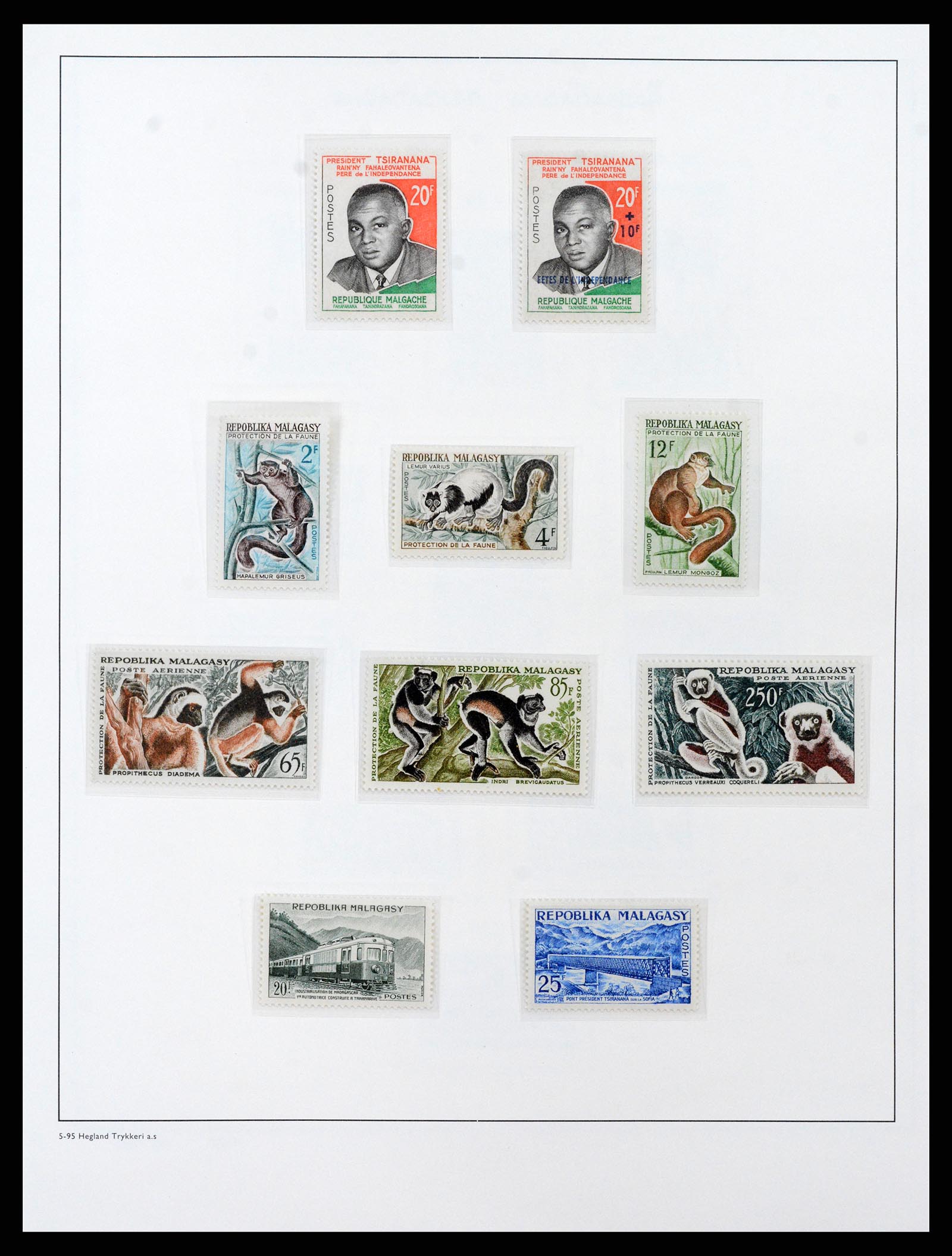 37929 096 - Stamp Collection 37929 Madagascar 1889-2000.