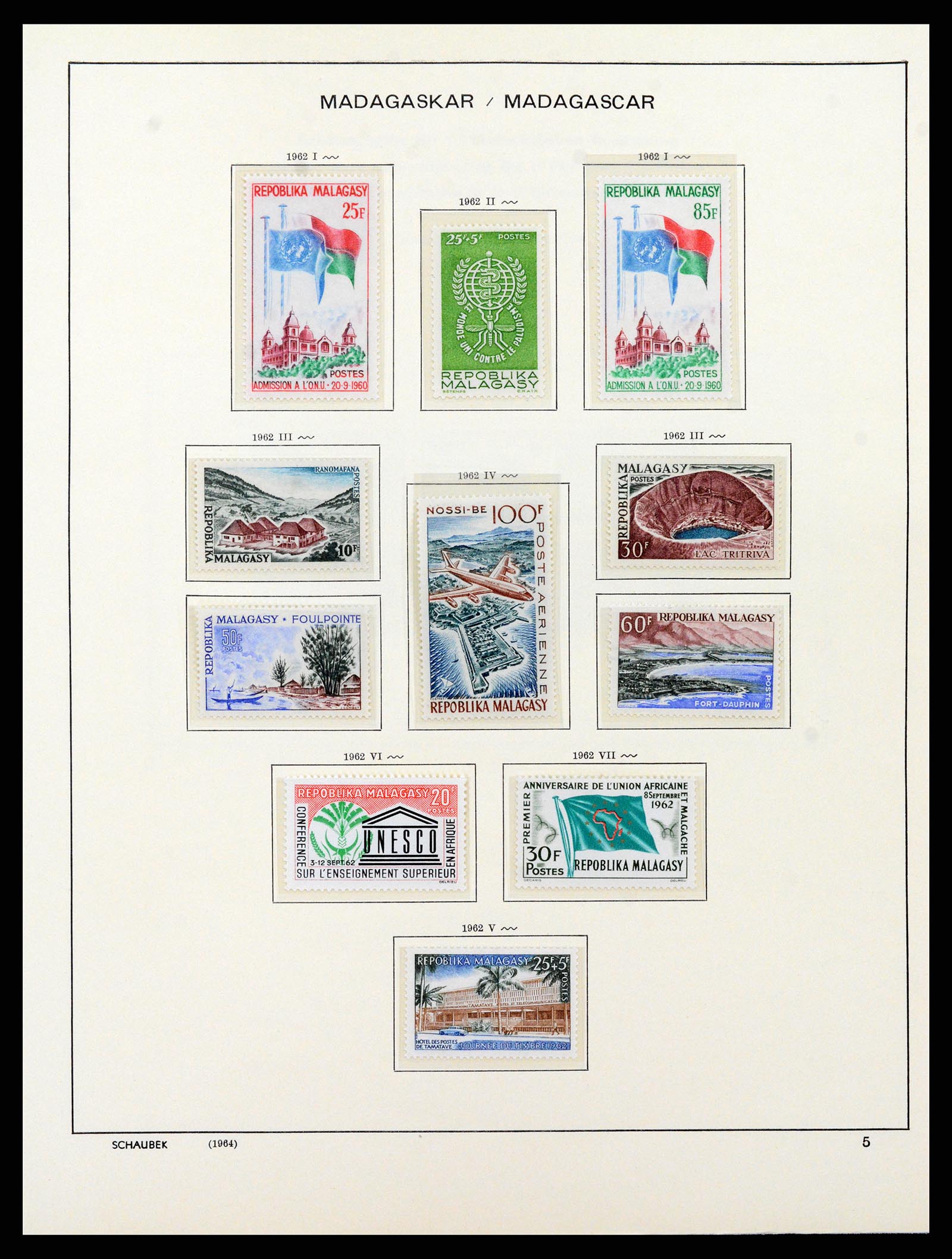 37929 097 - Stamp Collection 37929 Madagascar 1889-2000.