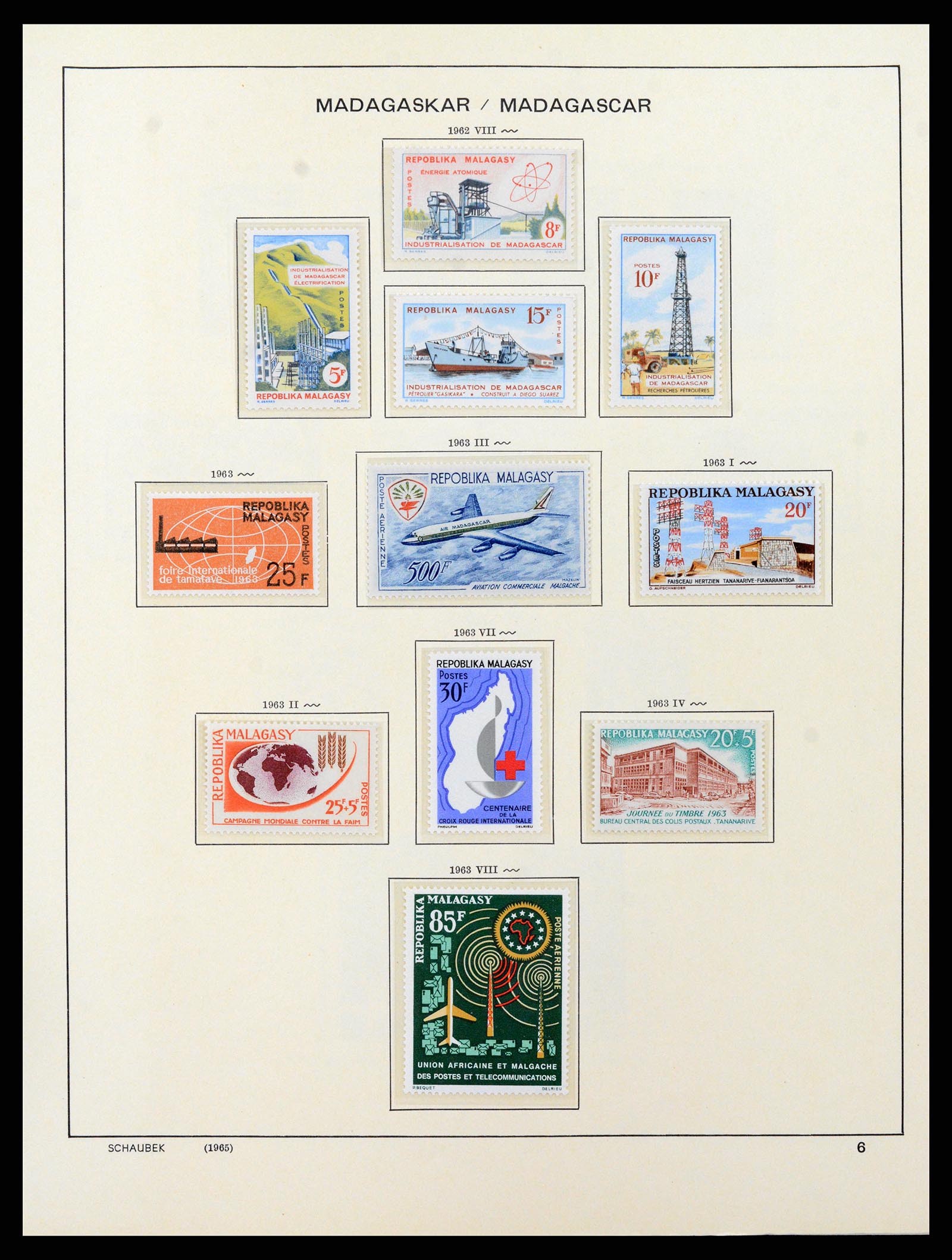 37929 099 - Stamp Collection 37929 Madagascar 1889-2000.