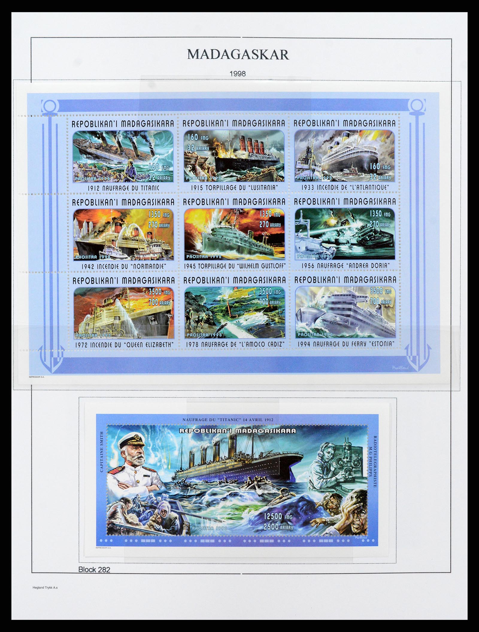 37929 277 - Stamp Collection 37929 Madagascar 1889-2000.