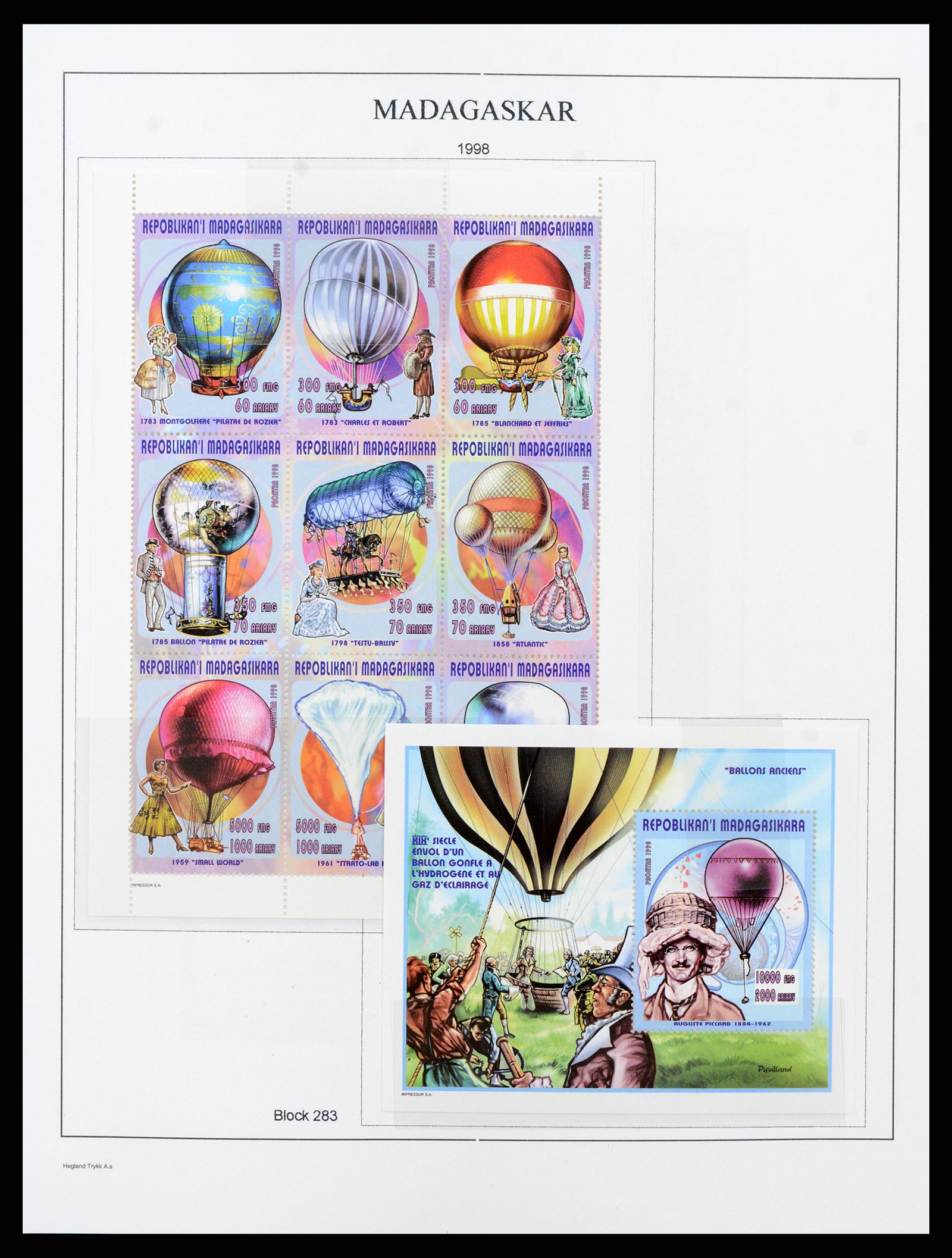 37929 278 - Stamp Collection 37929 Madagascar 1889-2000.