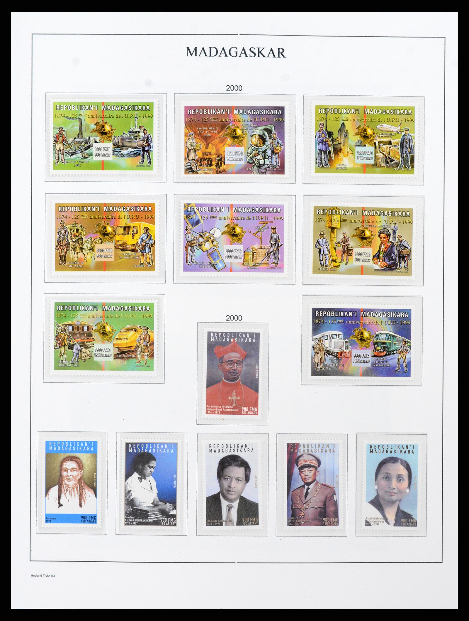 37929 287 - Stamp Collection 37929 Madagascar 1889-2000.