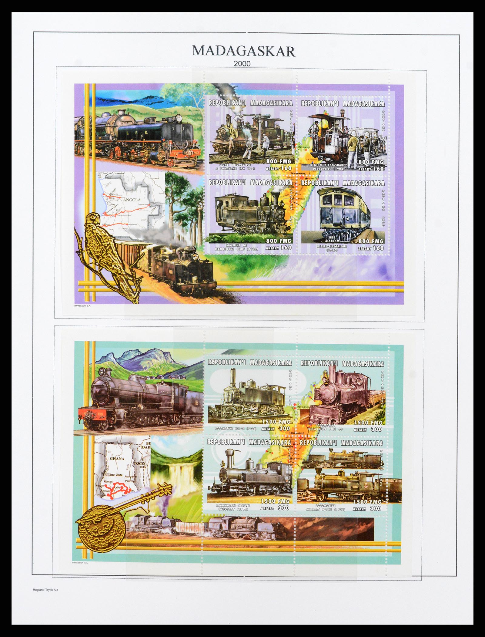 37929 288 - Stamp Collection 37929 Madagascar 1889-2000.