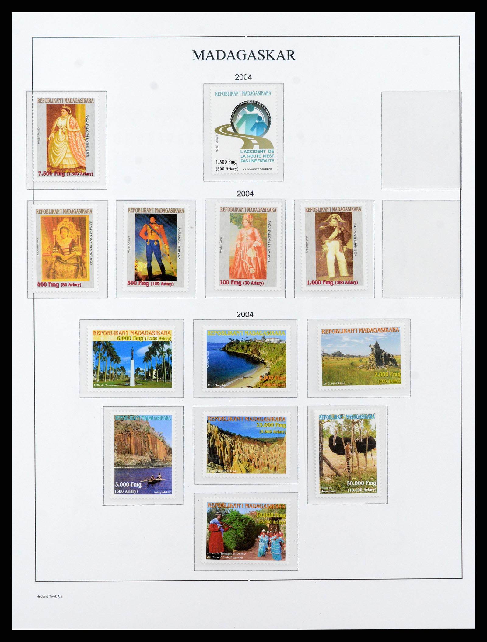 37929 305 - Stamp Collection 37929 Madagascar 1889-2000.