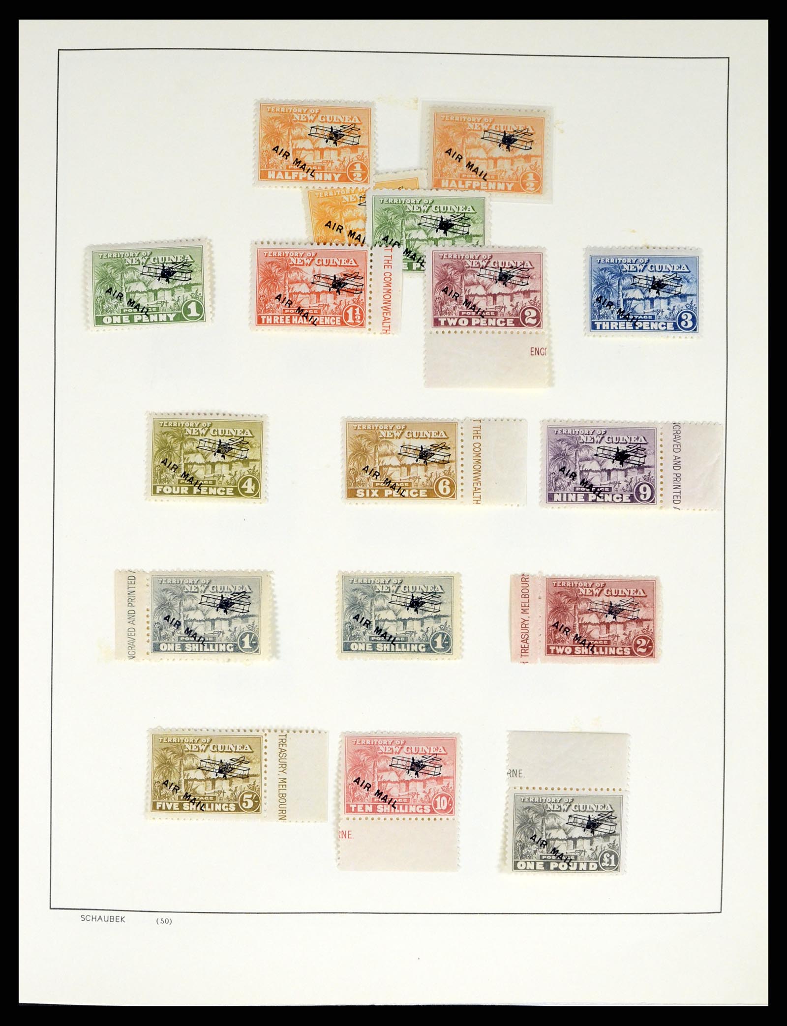 37933 010 - Stamp collection 37933 Papua and New Guinea 1914-2000.