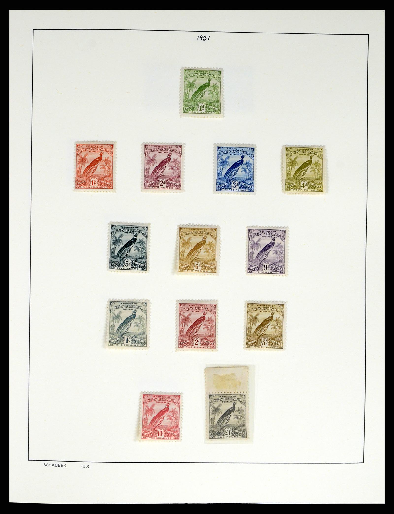 37933 011 - Stamp collection 37933 Papua and New Guinea 1914-2000.