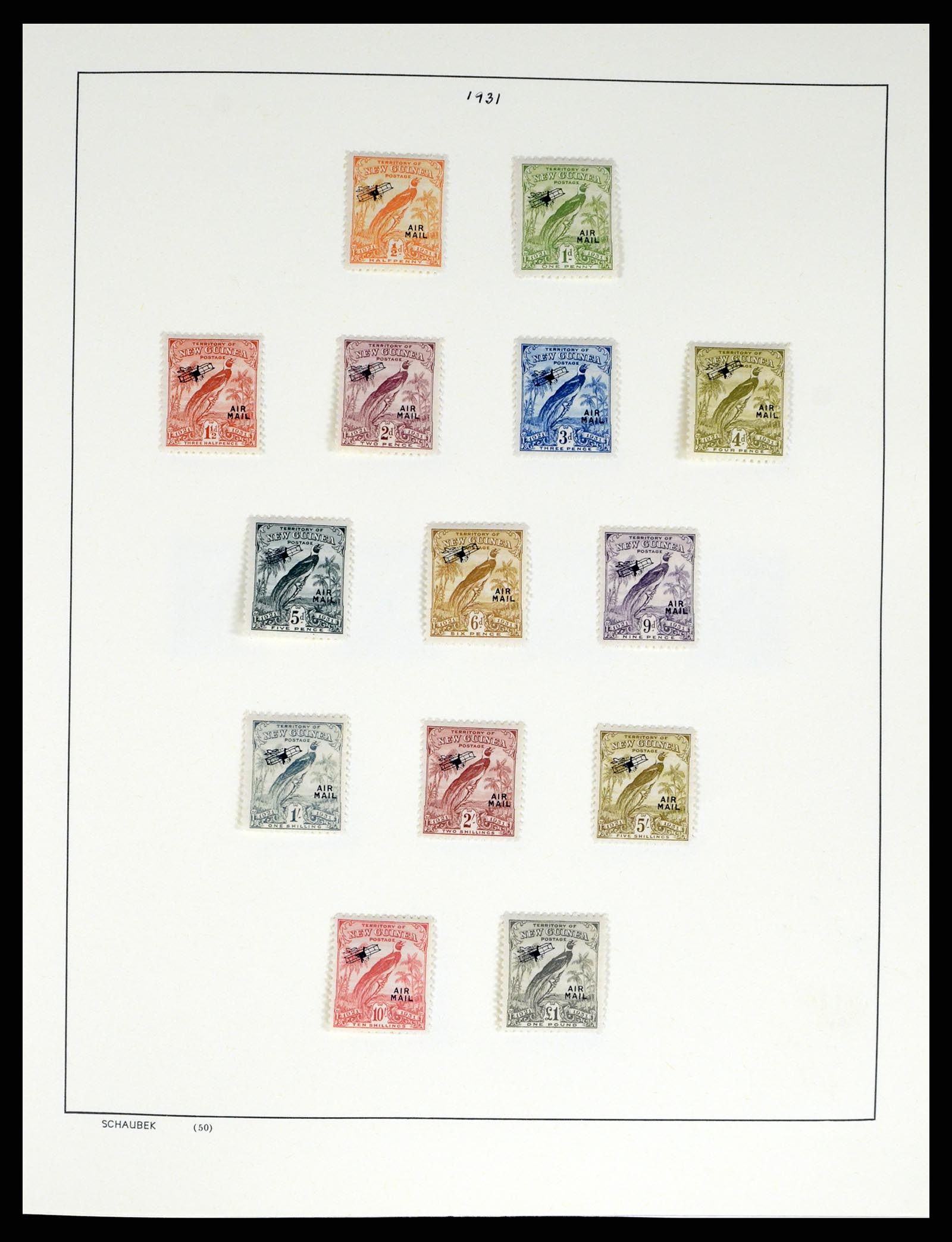 37933 012 - Stamp collection 37933 Papua and New Guinea 1914-2000.