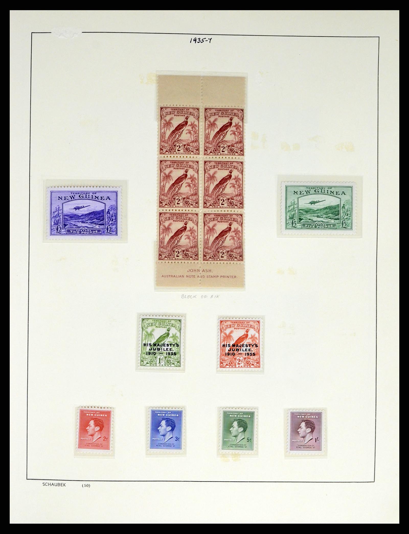 37933 017 - Stamp collection 37933 Papua and New Guinea 1914-2000.