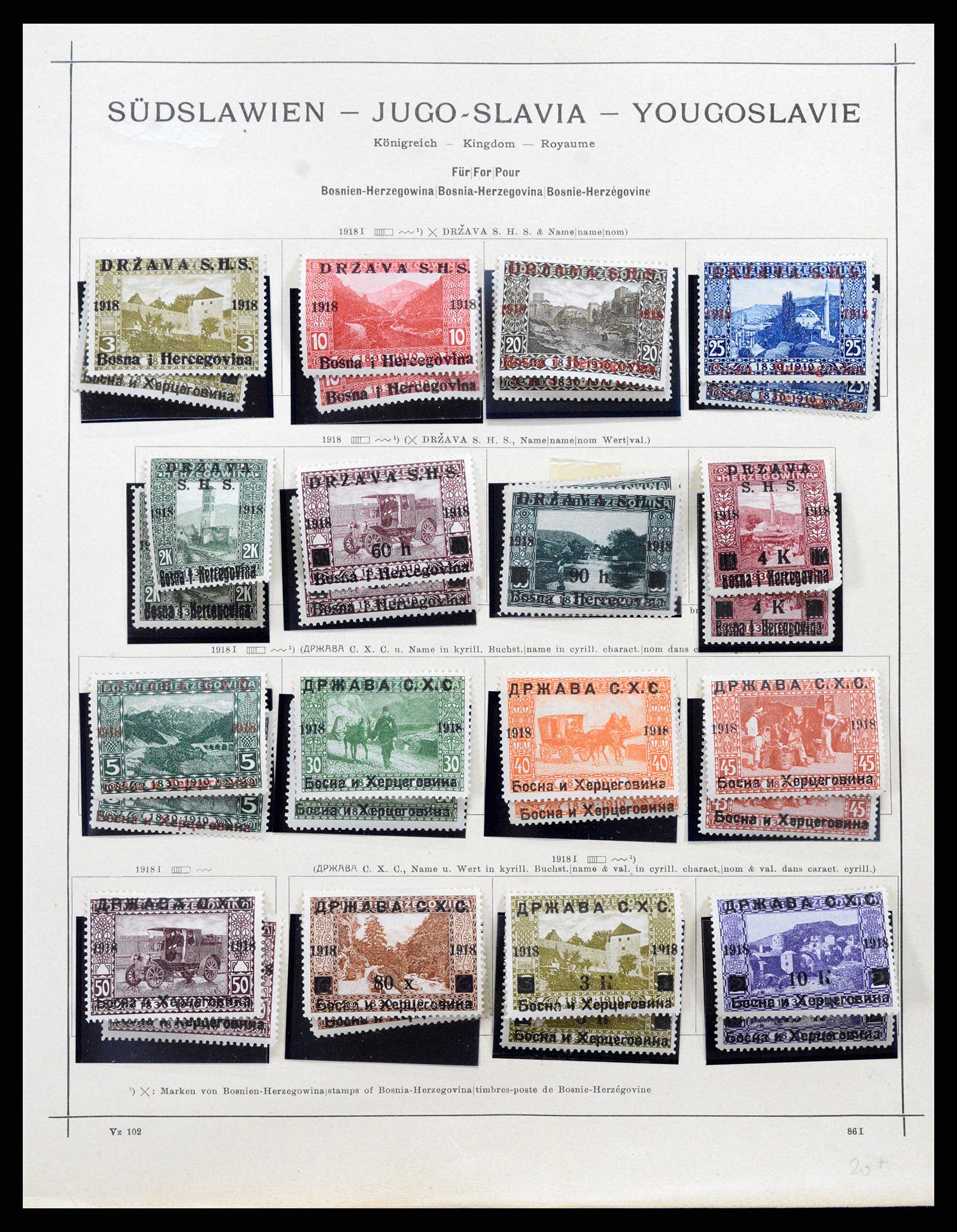 37934 002 - Stamp Collection 37934 Yugoslavia 1919-1966.