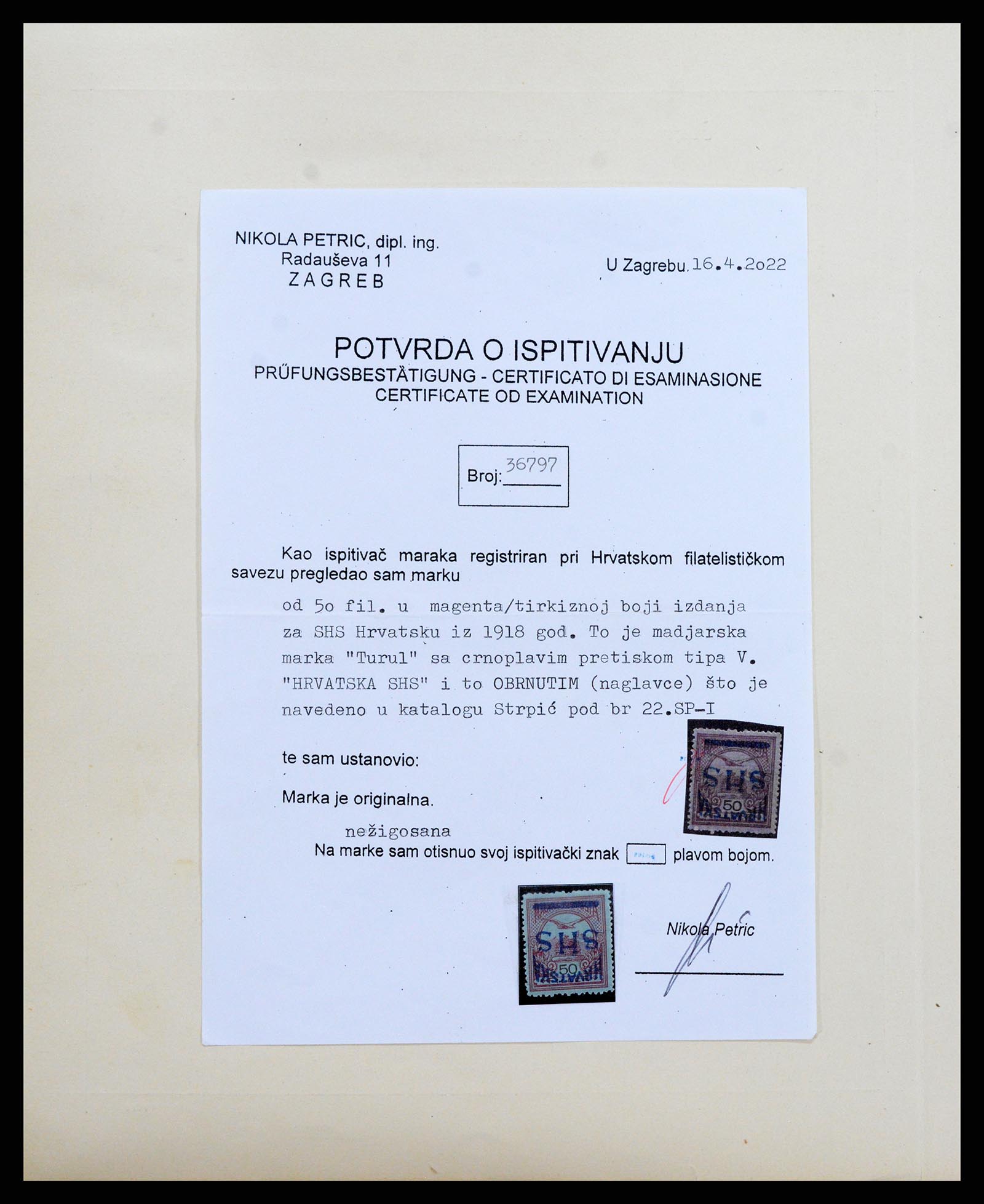 37934 009 - Stamp Collection 37934 Yugoslavia 1919-1966.