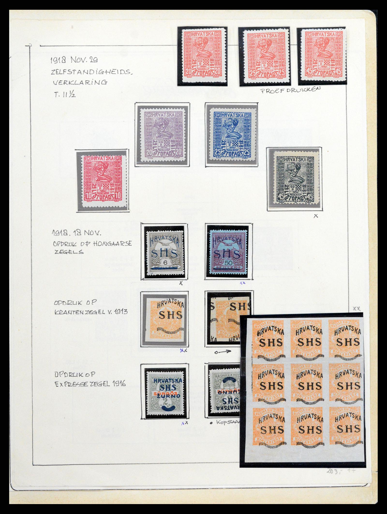 37934 010 - Stamp Collection 37934 Yugoslavia 1919-1966.