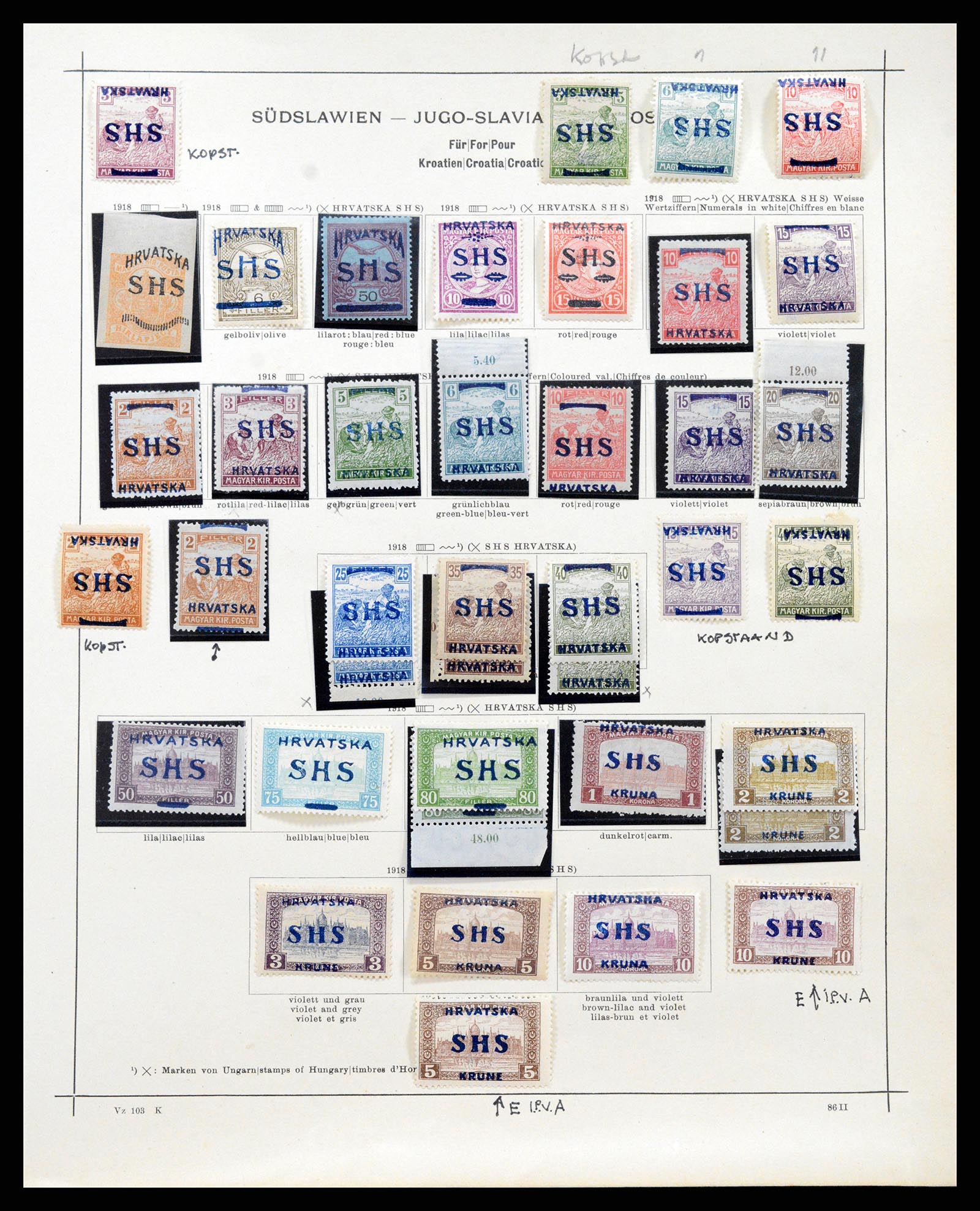37934 011 - Stamp Collection 37934 Yugoslavia 1919-1966.
