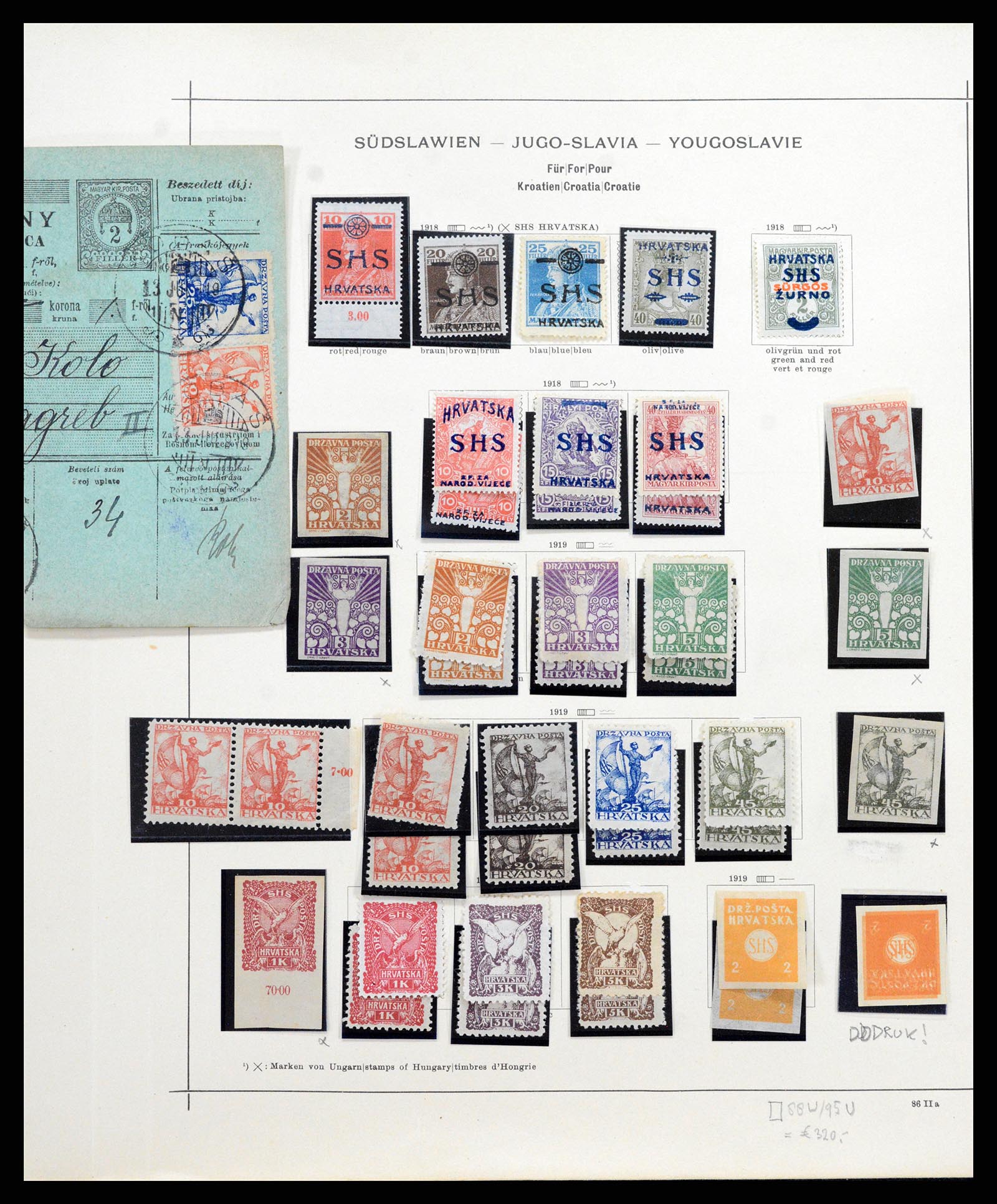 37934 012 - Stamp Collection 37934 Yugoslavia 1919-1966.