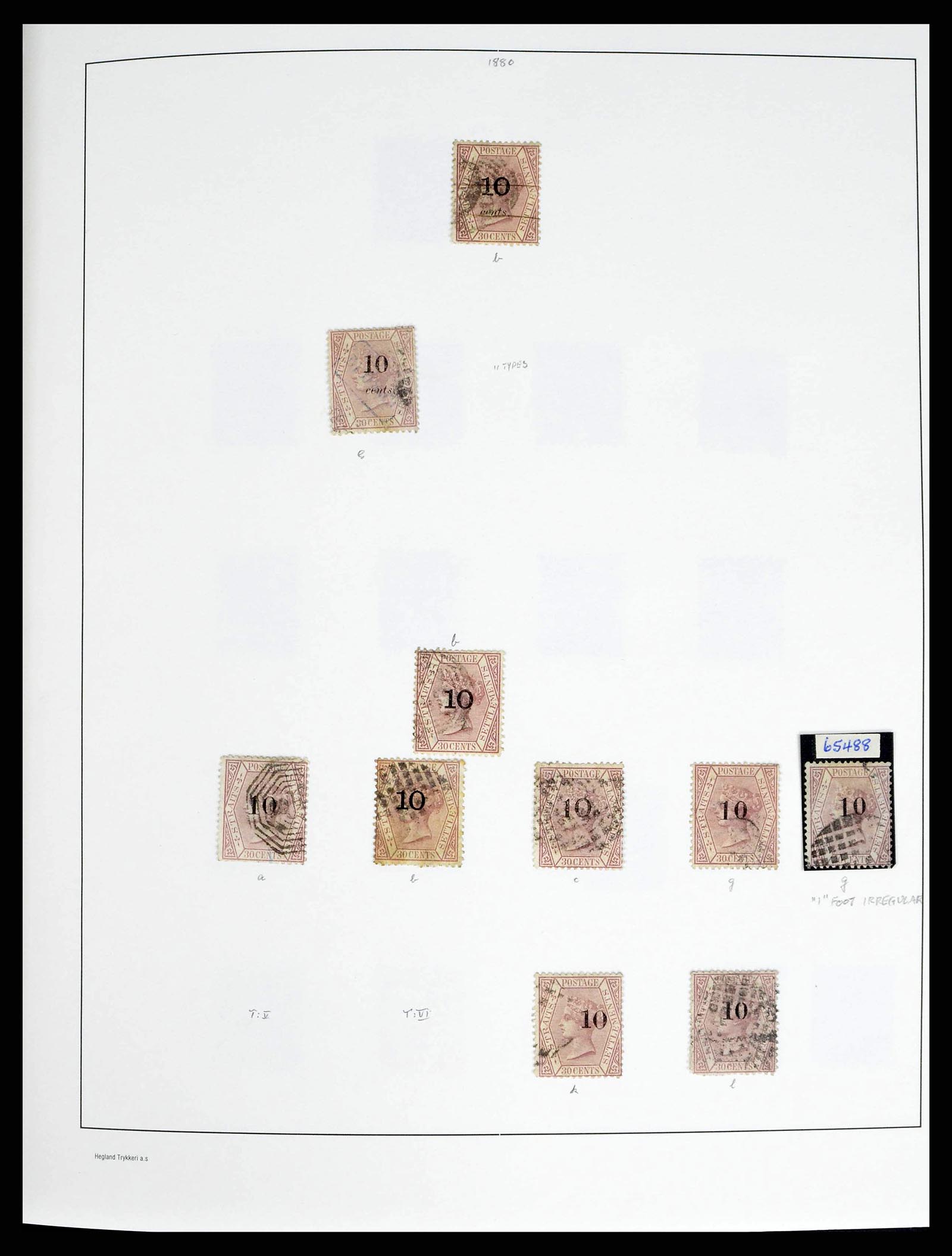 37935 0005 - Stamp collection 37935 Supercollection Straits Settlements 1867-1941.