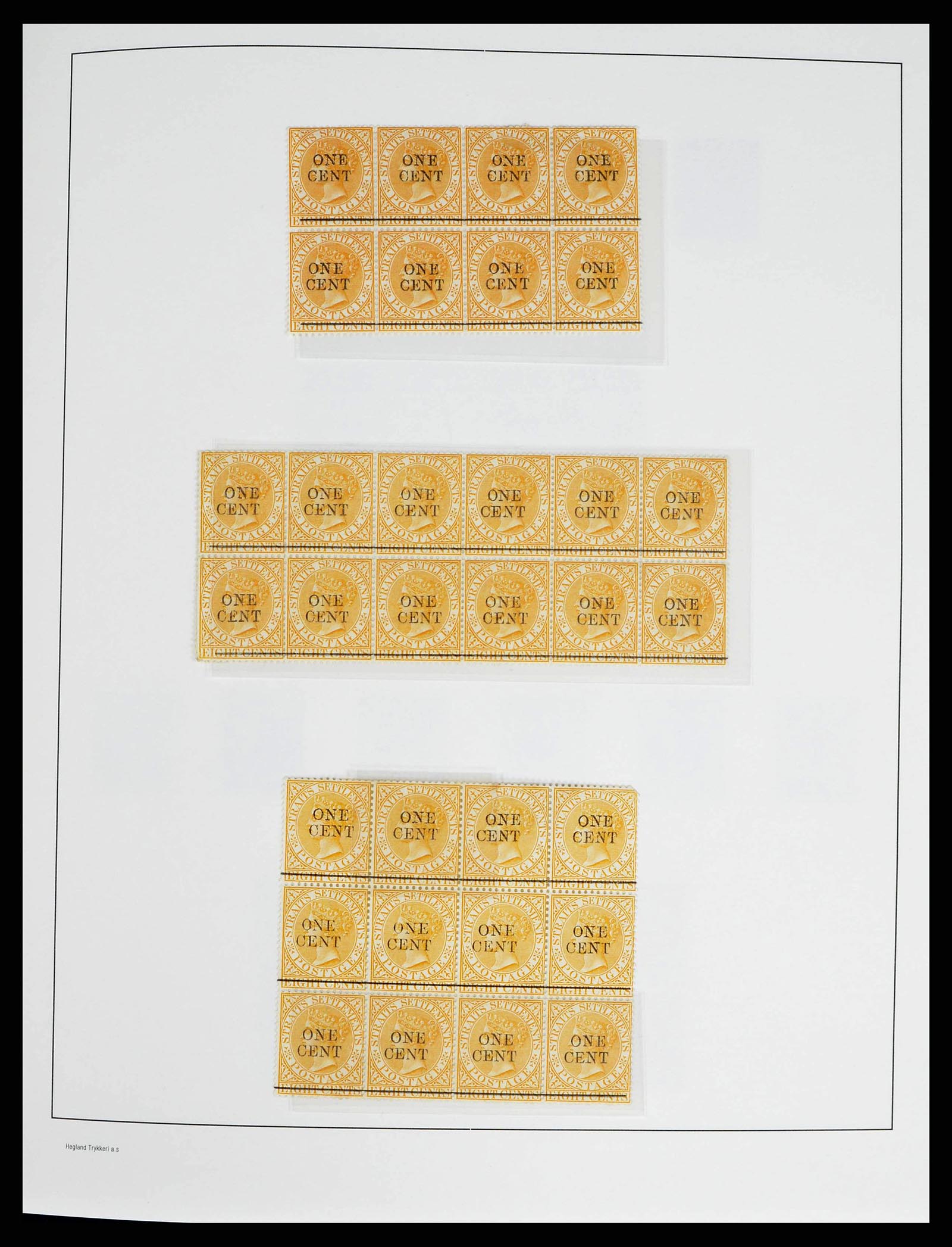 37935 0013 - Stamp collection 37935 Supercollection Straits Settlements 1867-1941.