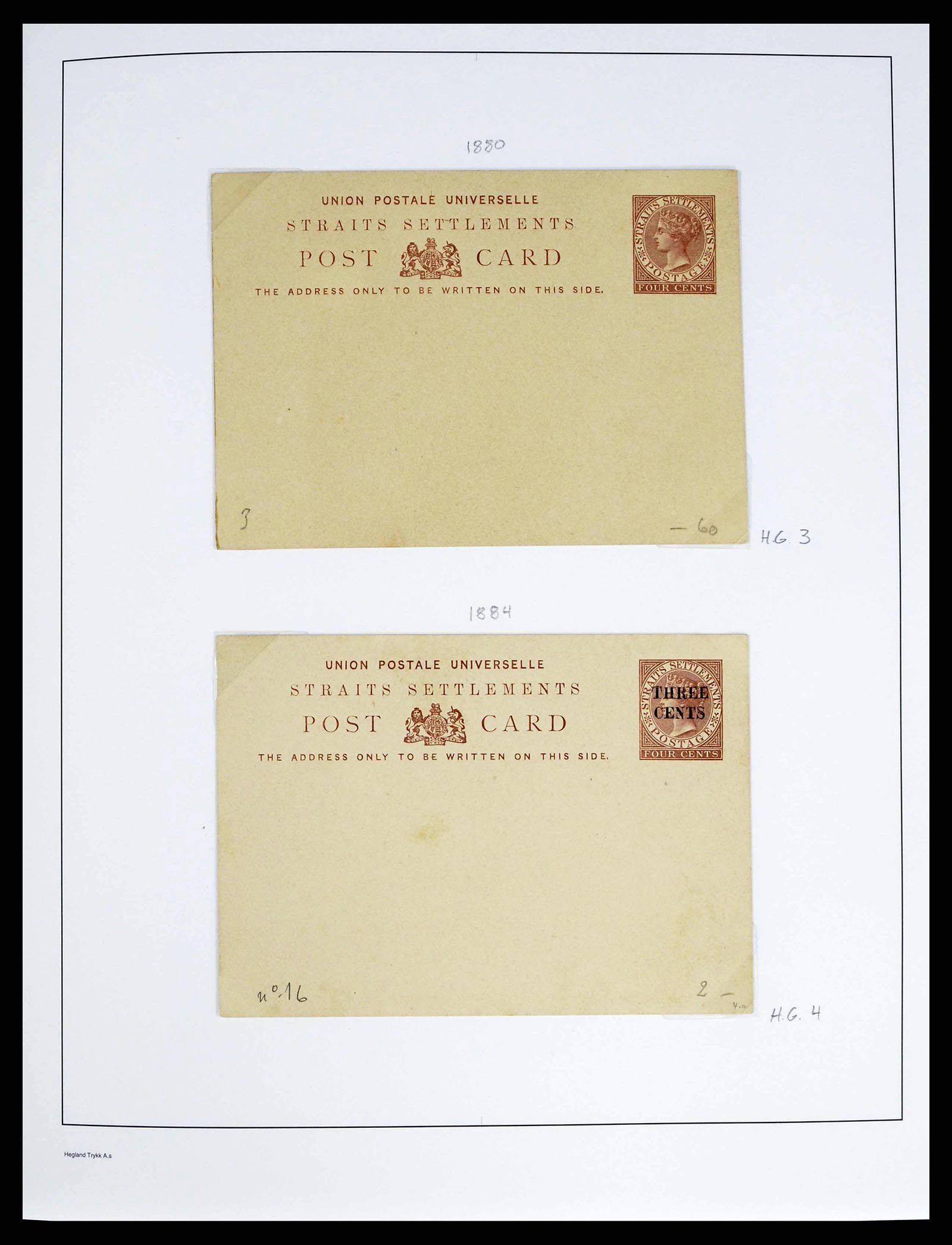 37935 0019 - Stamp collection 37935 Supercollection Straits Settlements 1867-1941.