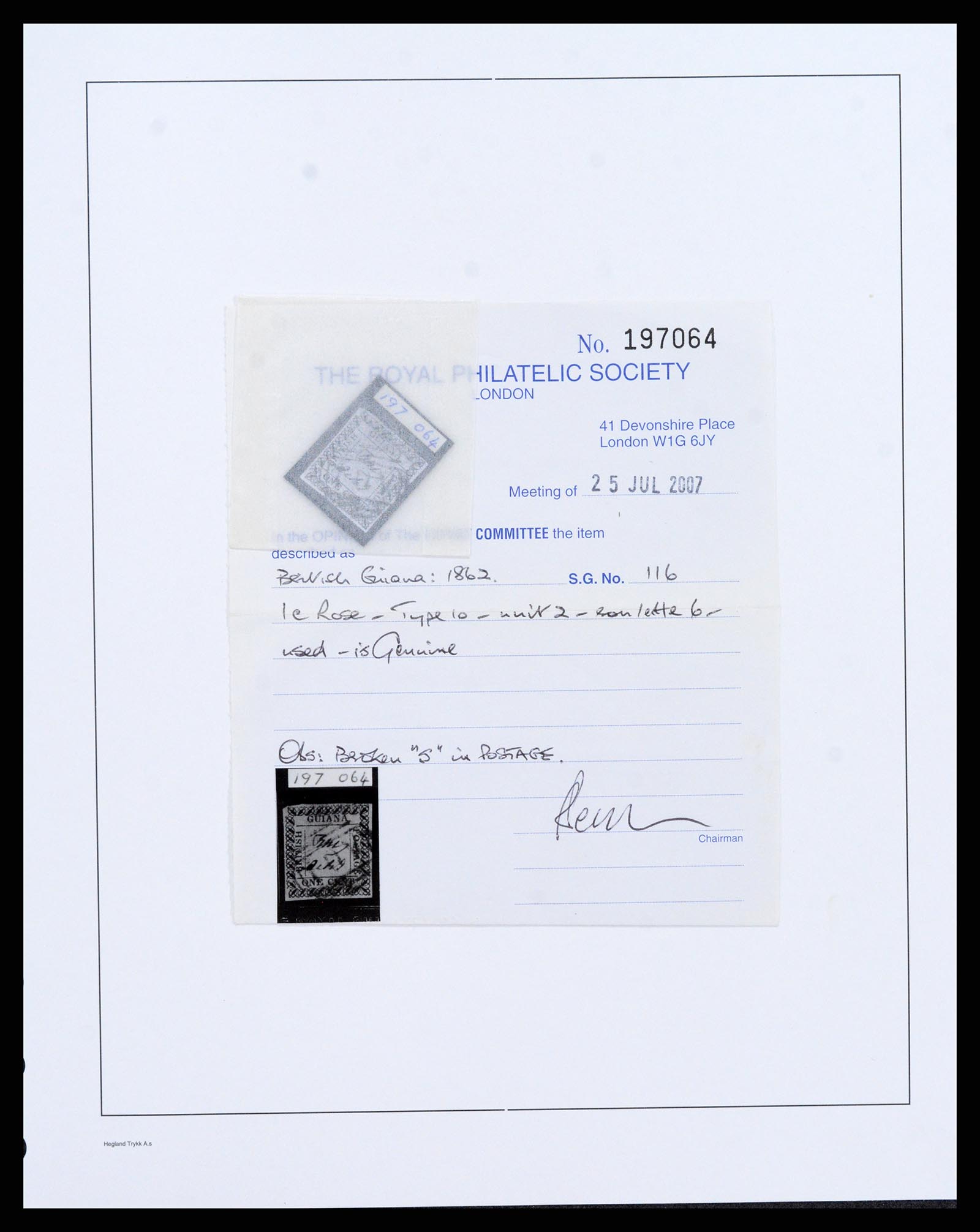 37939 003 - Stamp collection 37939 Supercollection British Guiana 1852-1966.