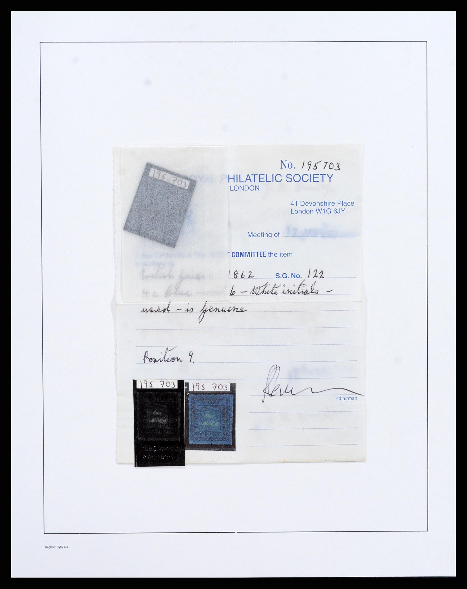 37939 005 - Stamp collection 37939 Supercollection British Guiana 1852-1966.