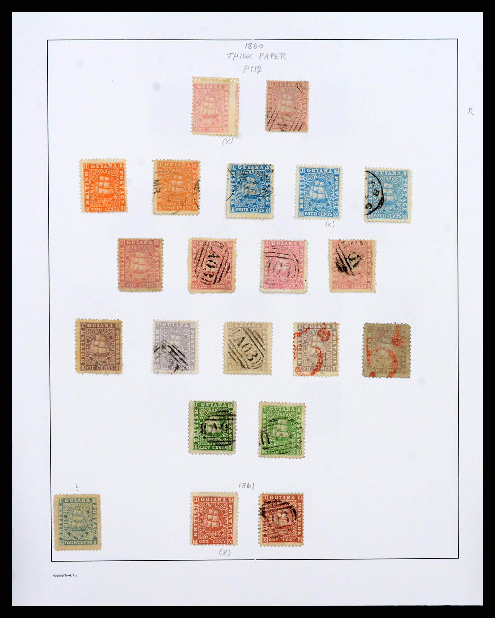 37939 009 - Stamp collection 37939 Supercollection British Guiana 1852-1966.