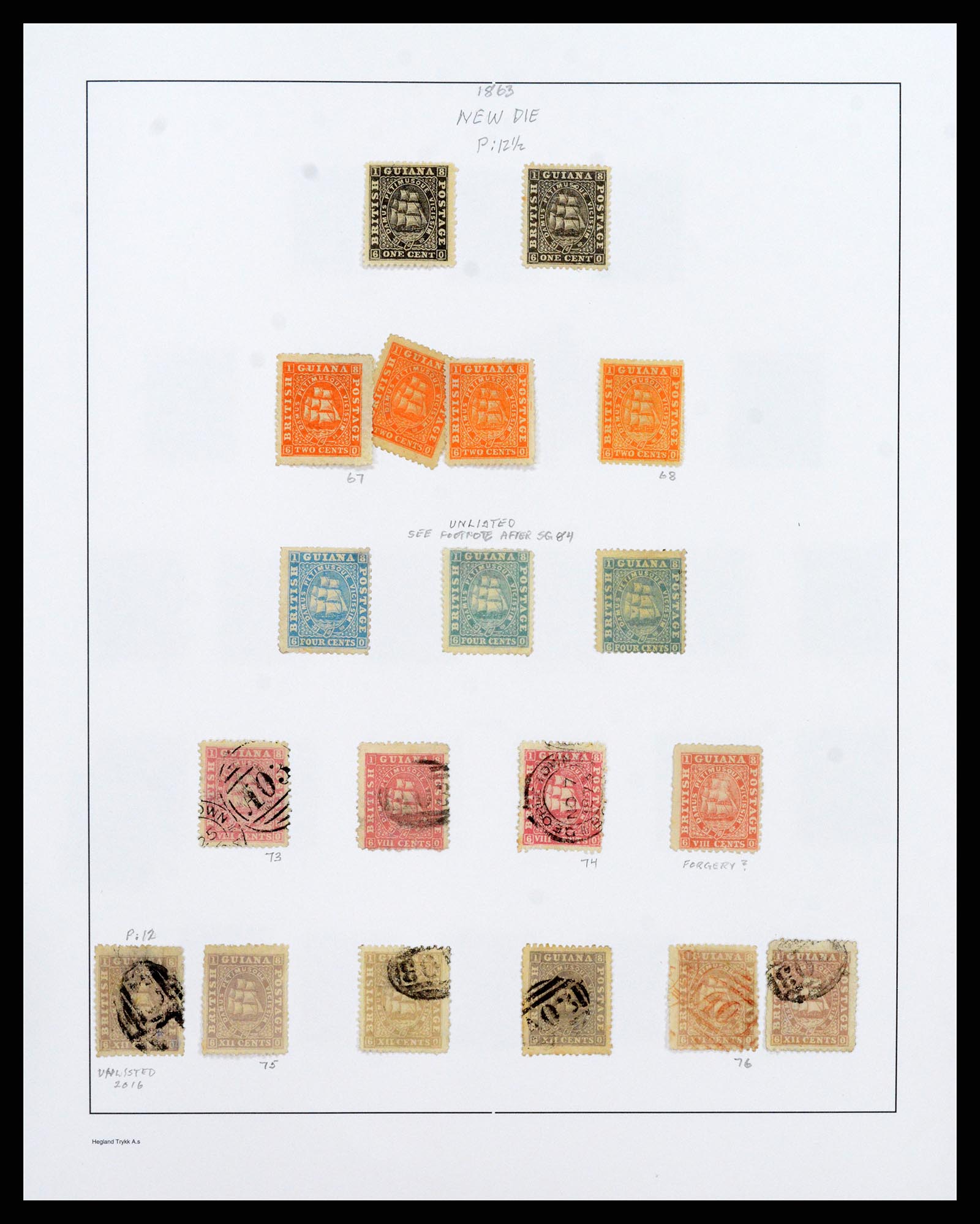 37939 013 - Stamp collection 37939 Supercollection British Guiana 1852-1966.