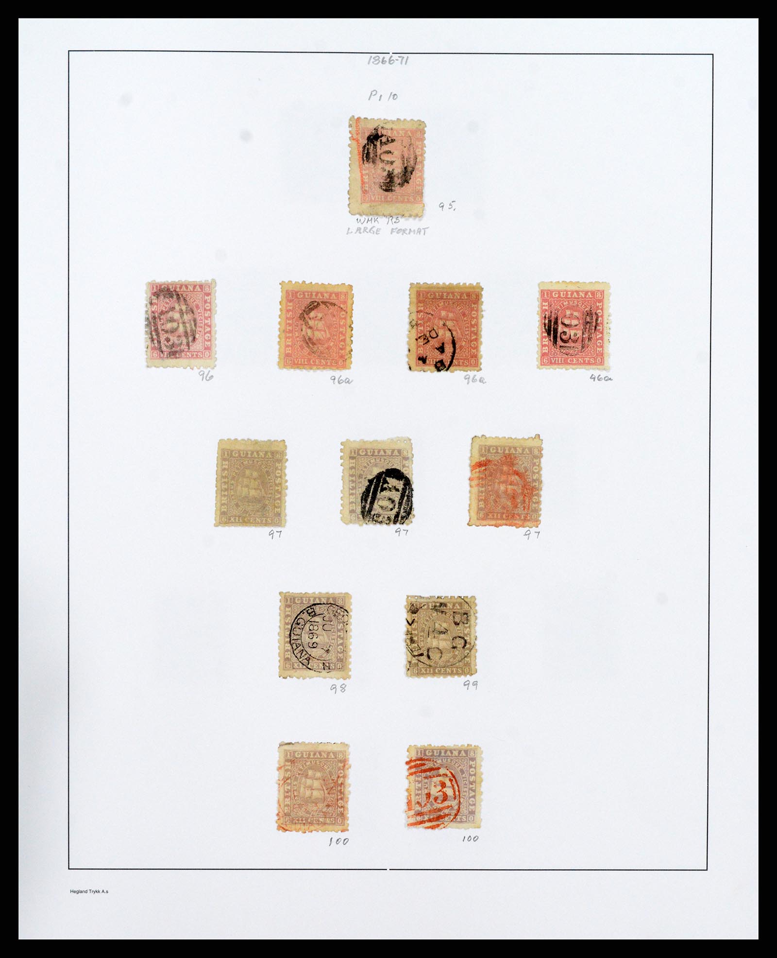 37939 016 - Stamp collection 37939 Supercollection British Guiana 1852-1966.