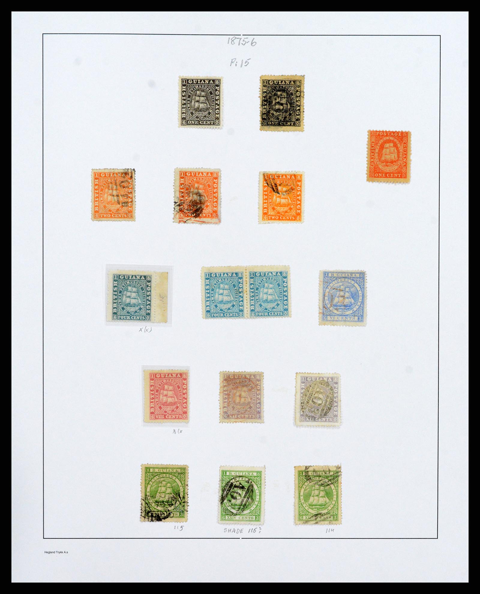 37939 018 - Stamp collection 37939 Supercollection British Guiana 1852-1966.