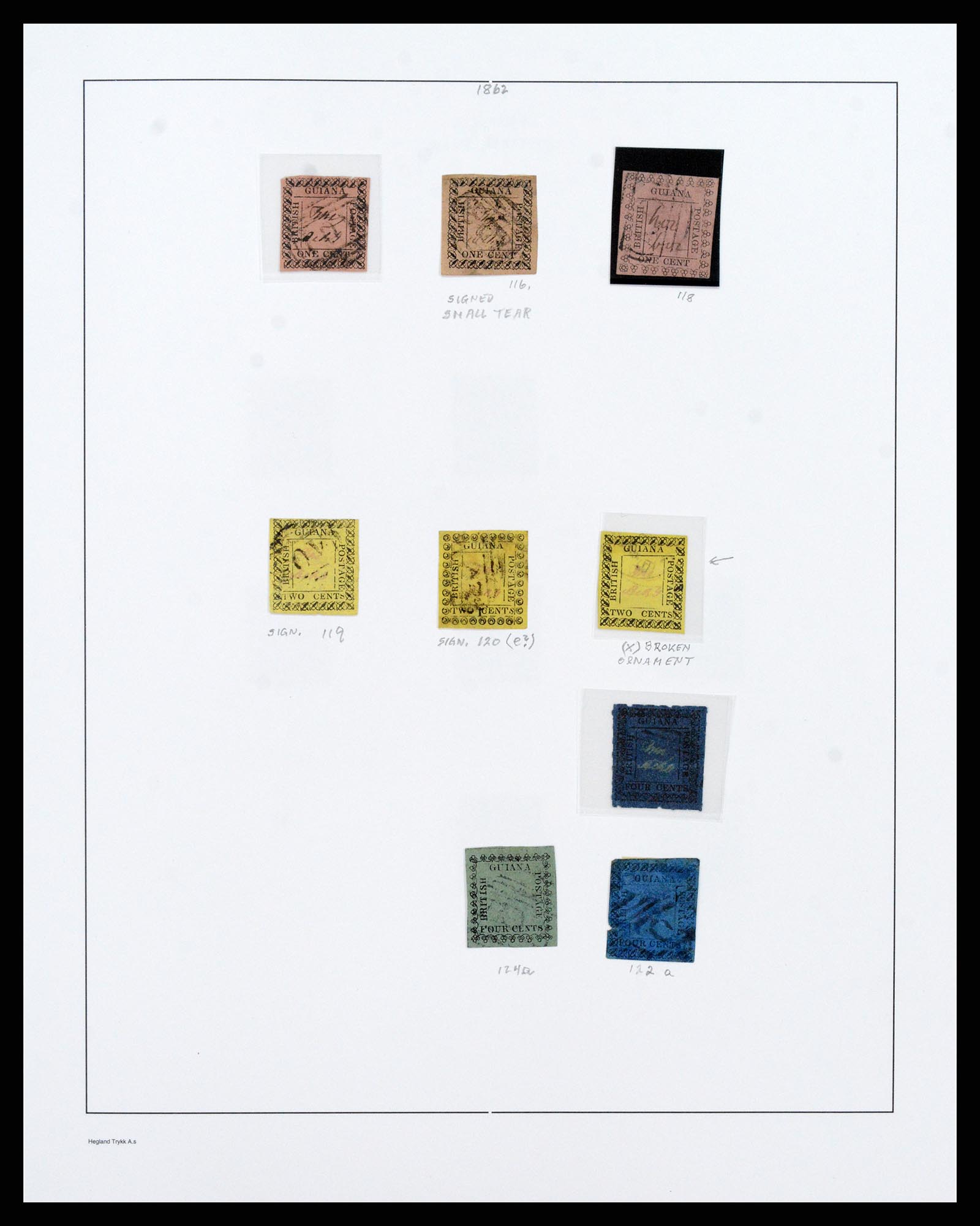 37939 020 - Stamp collection 37939 Supercollection British Guiana 1852-1966.