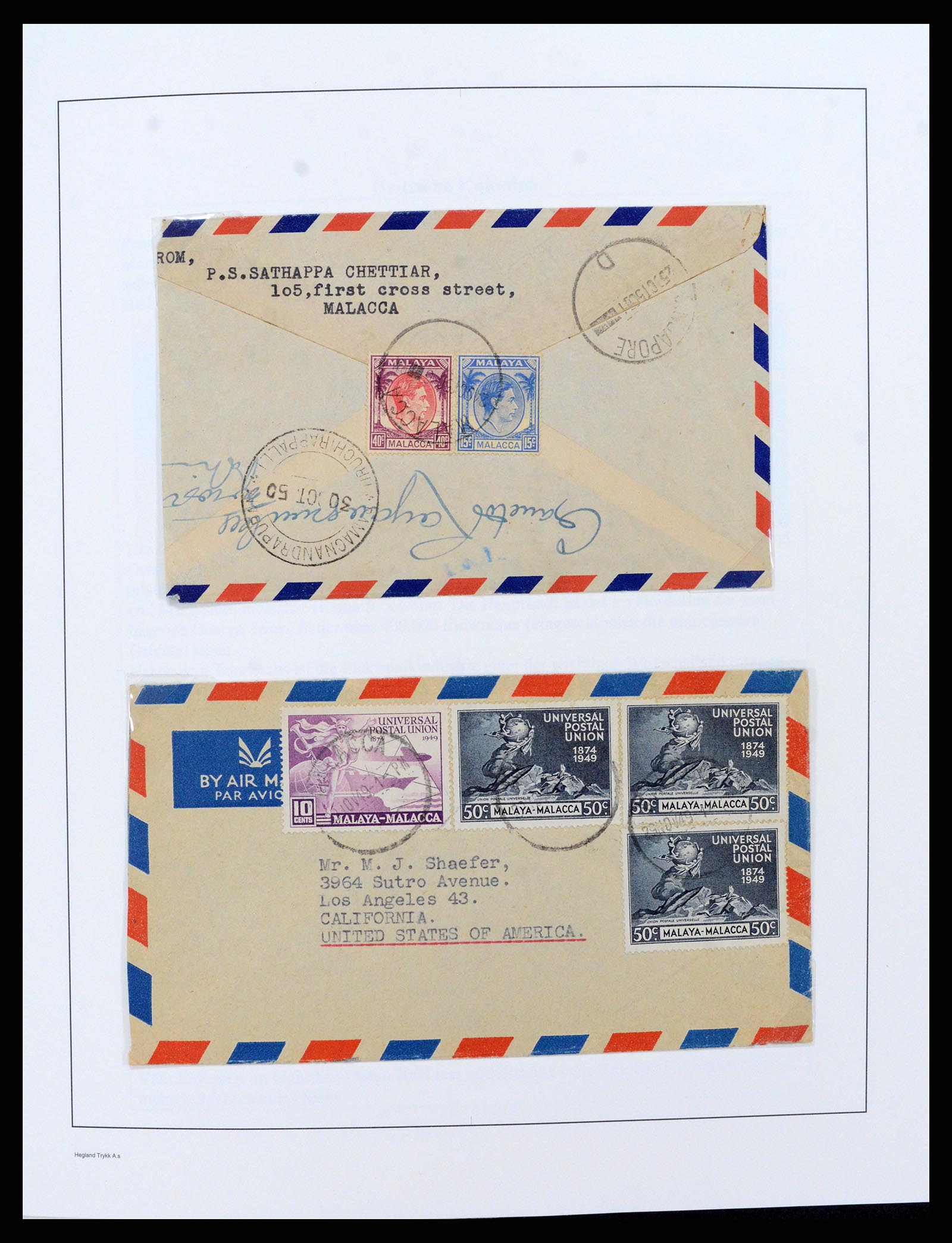 37945 005 - Stamp collection 37945 Supercollection Malayan States 1878-2000.